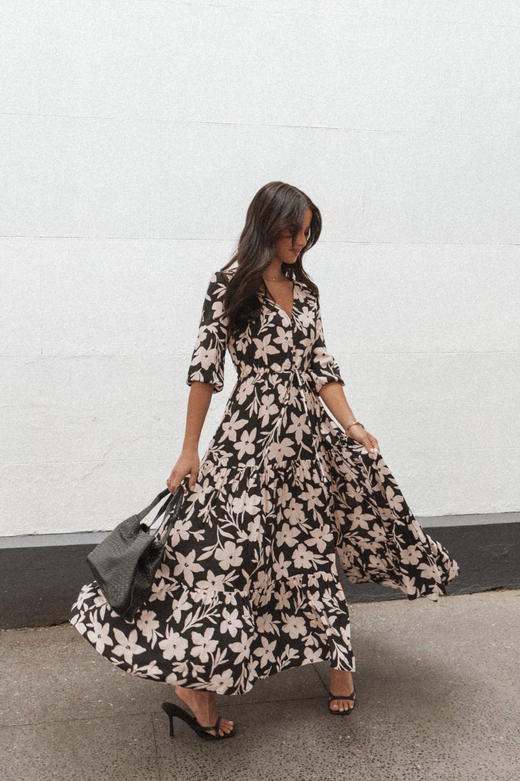 Kelda Dress - Black Augusta Print - Image 2