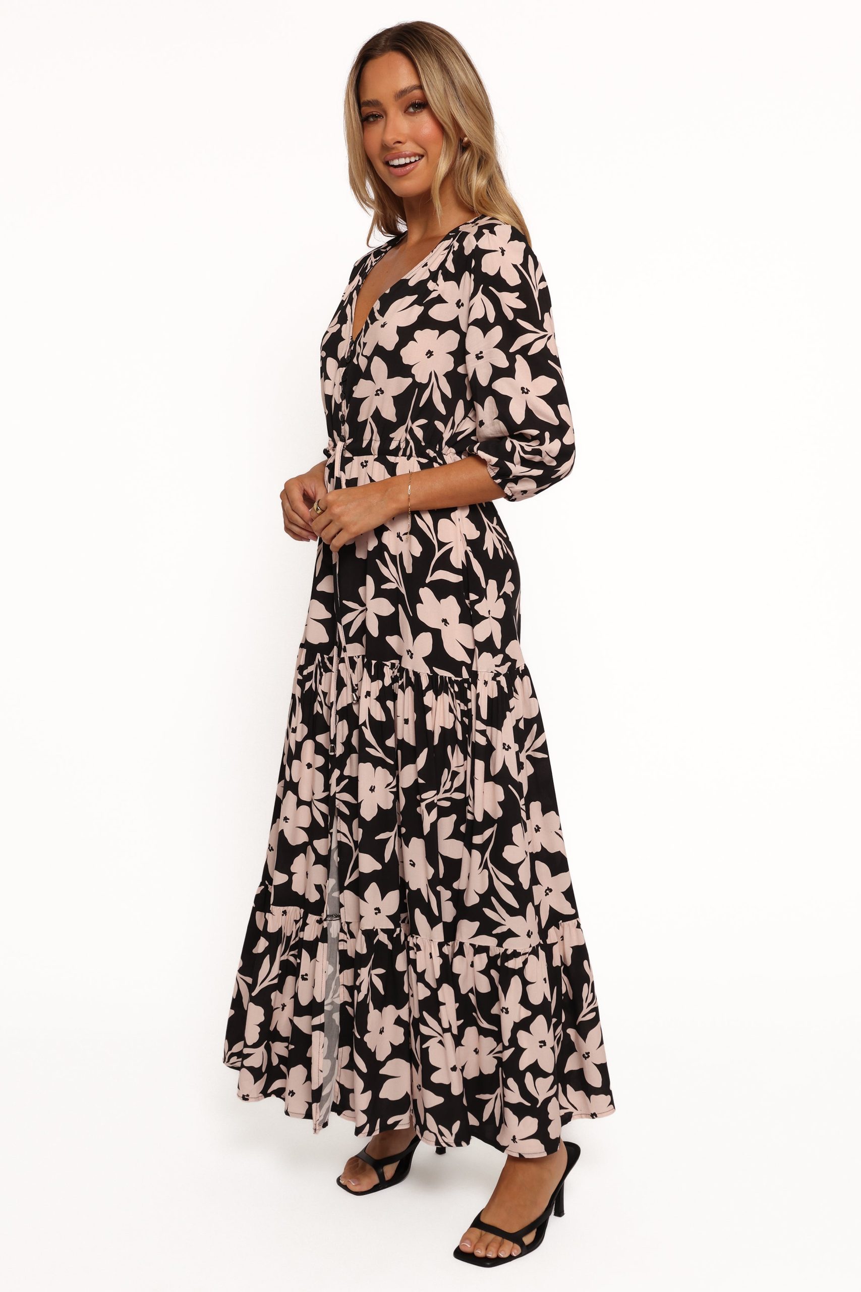 Kelda Dress - Black Augusta Print - Image 5
