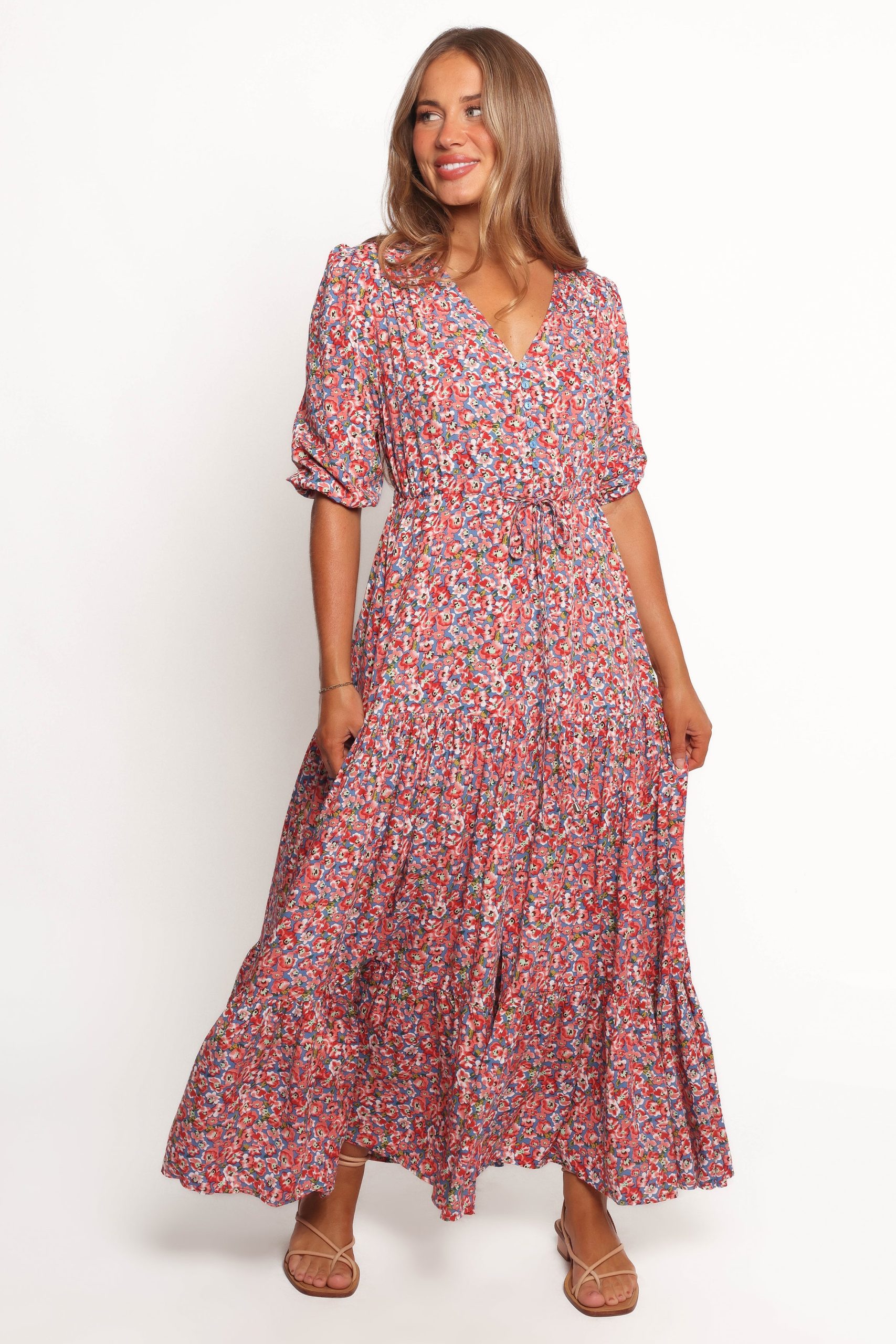 Kelda Dress - Blue Ditsy Floral - Image 5