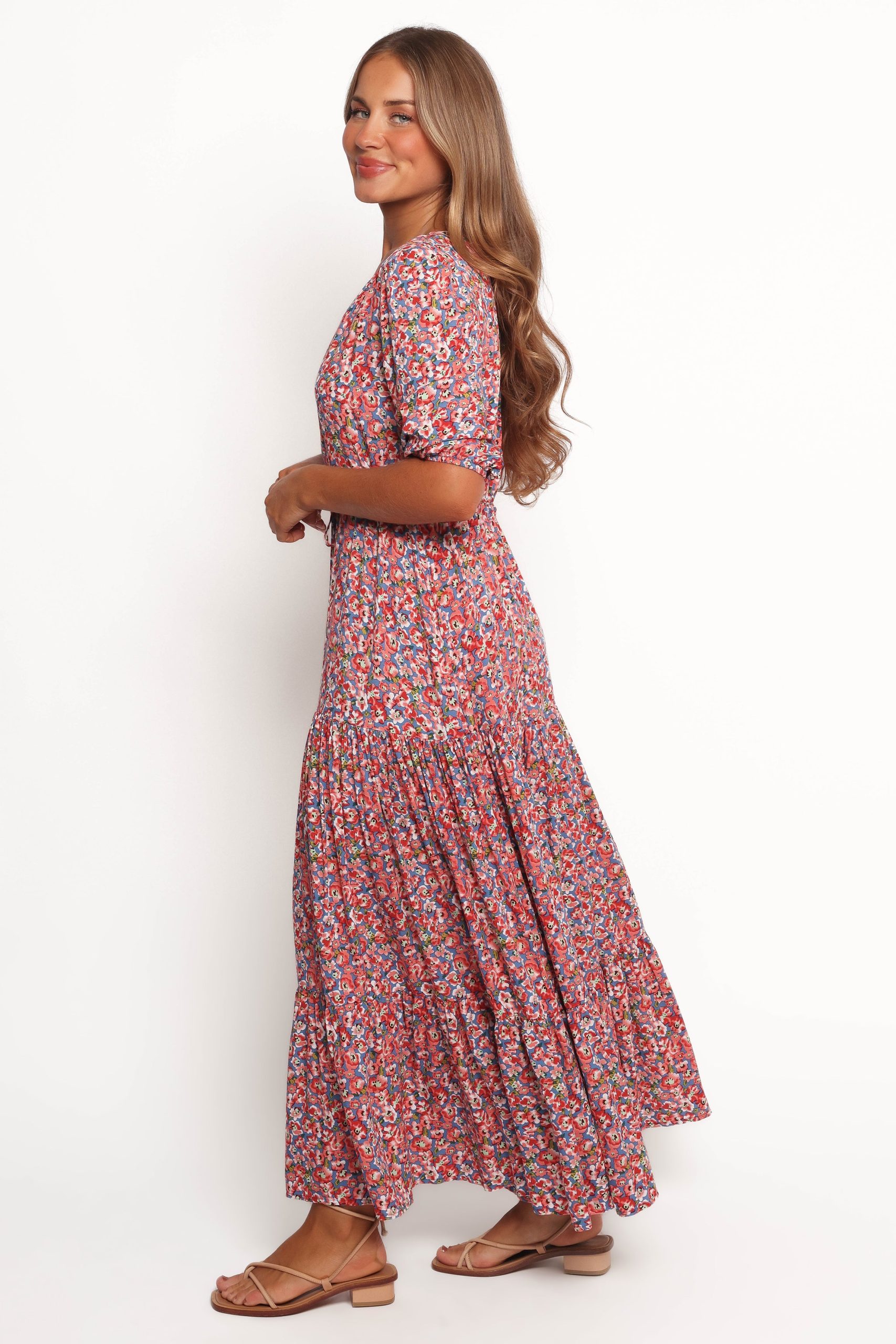 Kelda Dress - Blue Ditsy Floral - Image 3