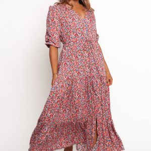 Kelda Dress - Blue Ditsy Floral