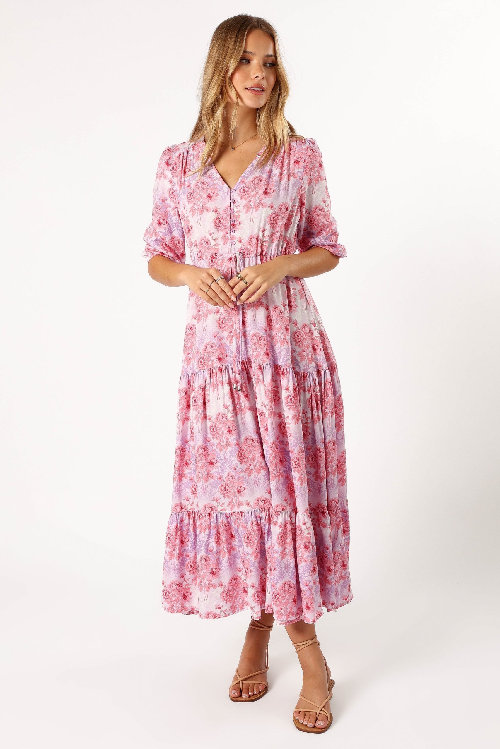 Kelda Dress - Pink/Purple - Image 6