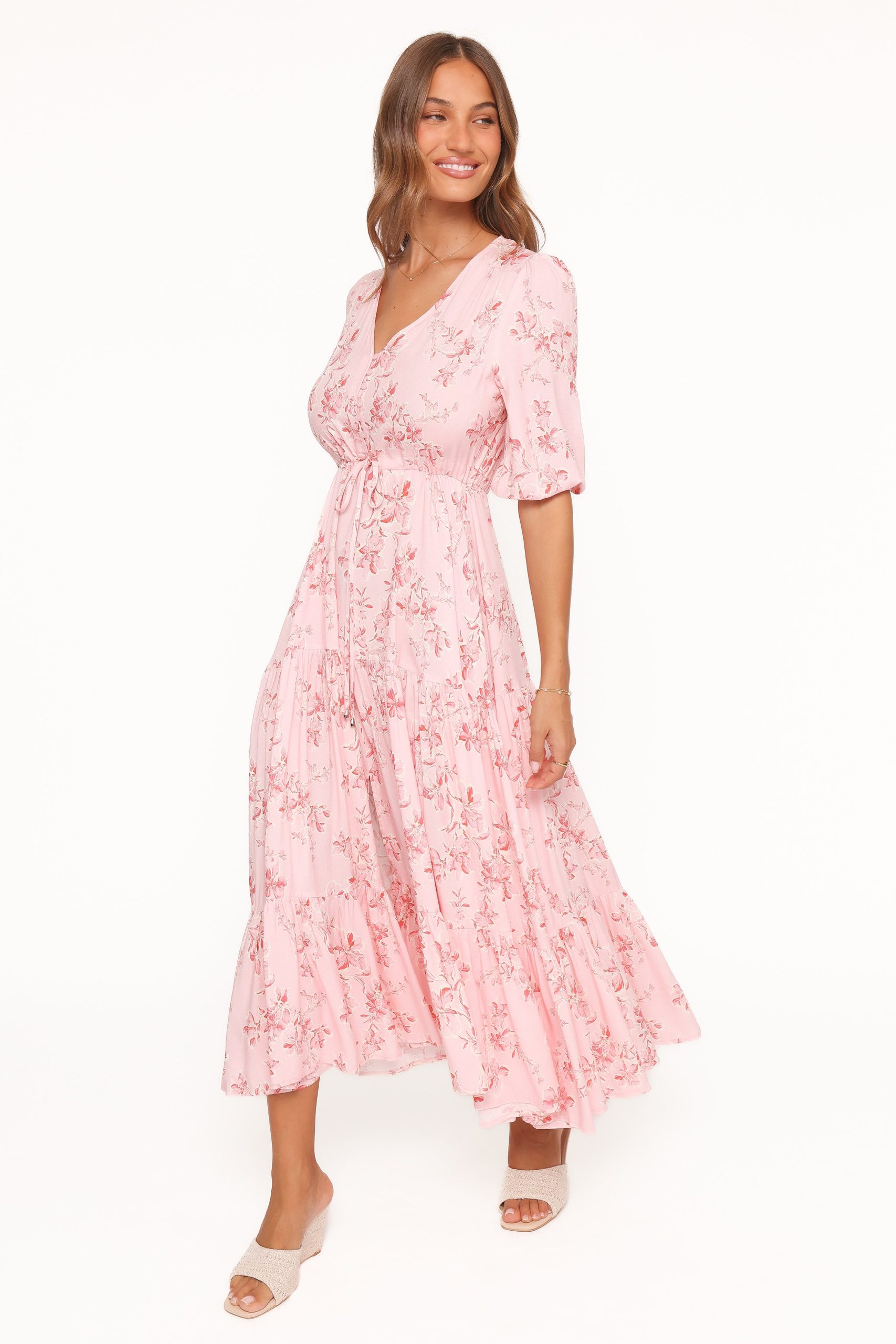 Kelda Dress - Rose Pink Floral - Image 4