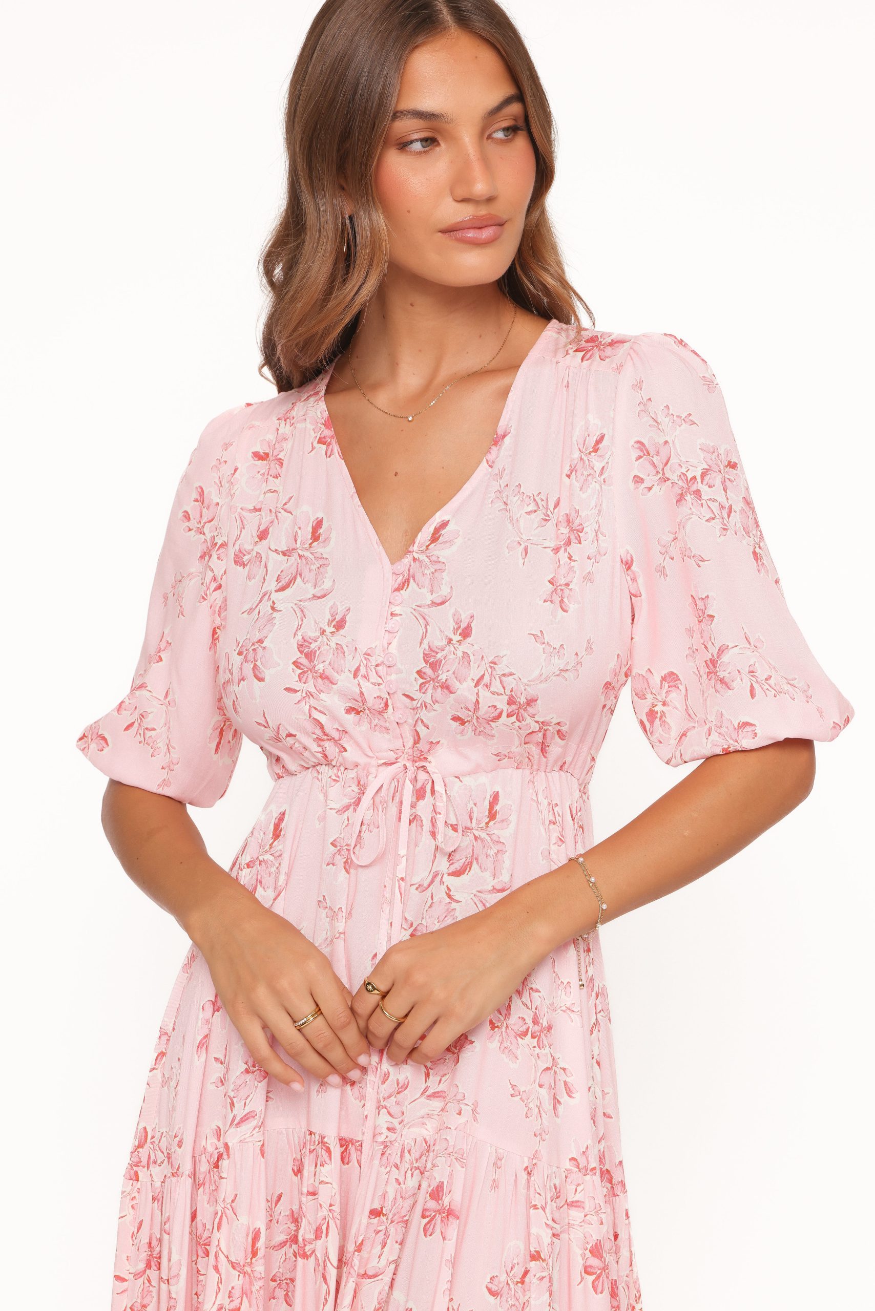 Kelda Dress - Rose Pink Floral - Image 3