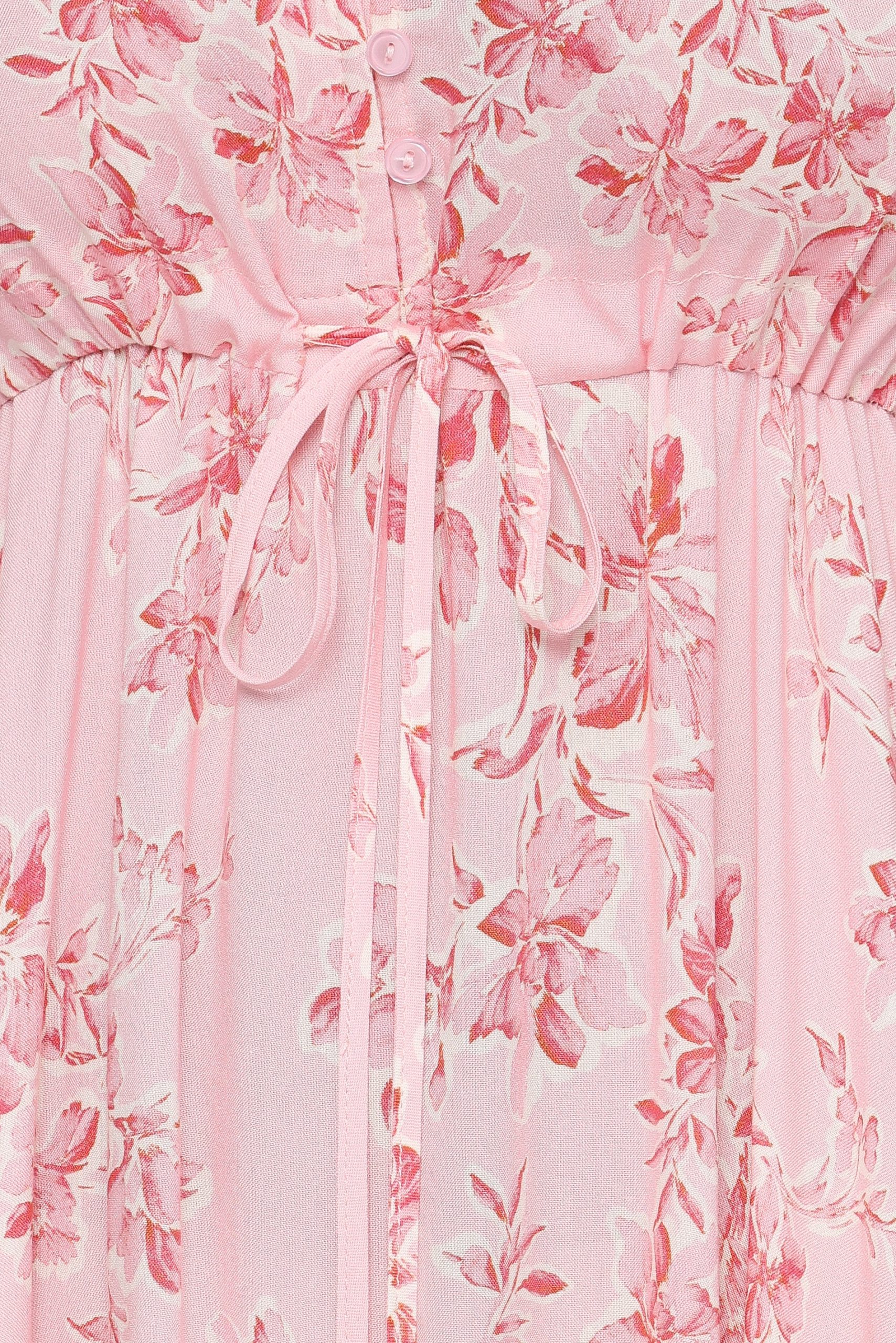 Kelda Dress - Rose Pink Floral - Image 7