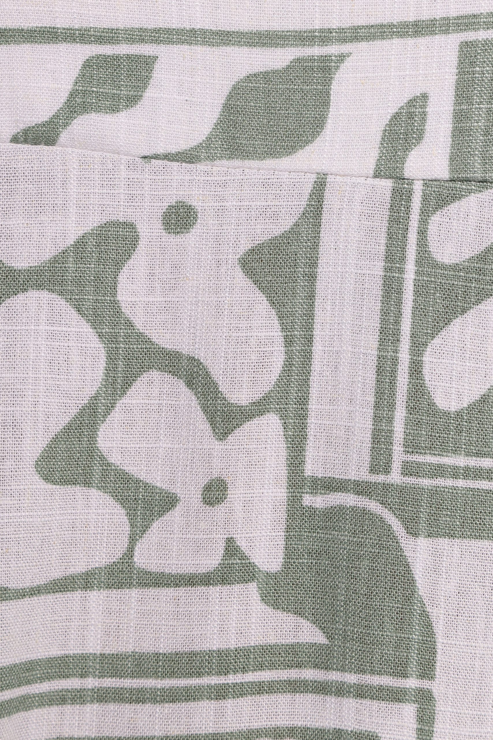 Kelsie Midi Dress - Sage Print - Image 7