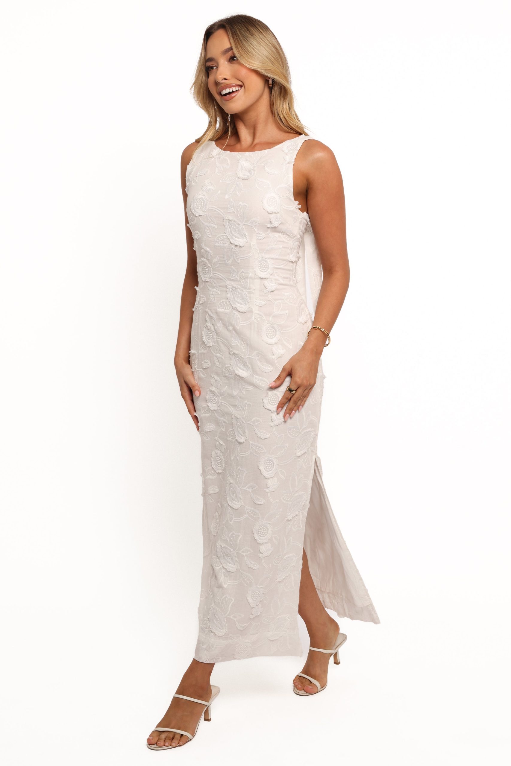Kerry Midi Dress - White - Image 5