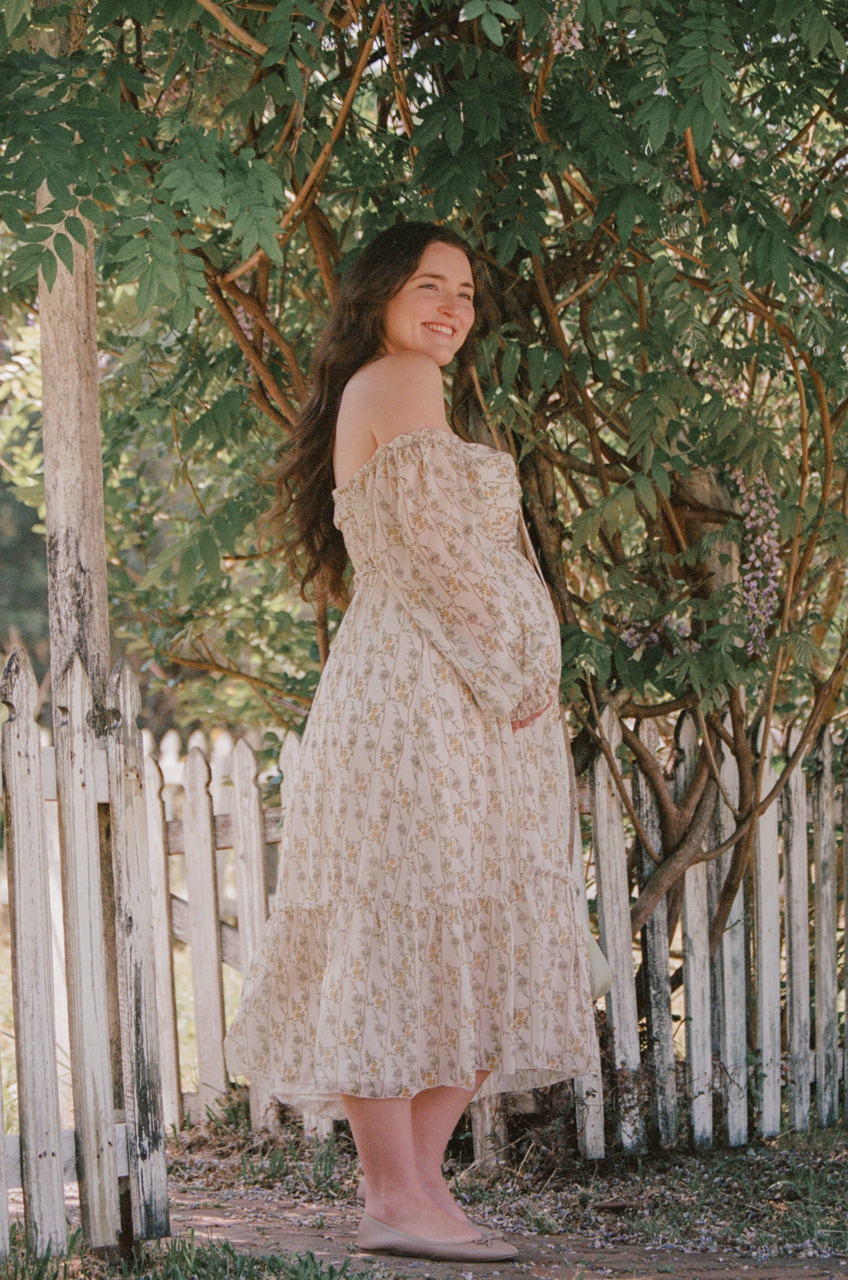 Keziah Long Sleeve Maxi Dress - Yellow Floral - Image 8