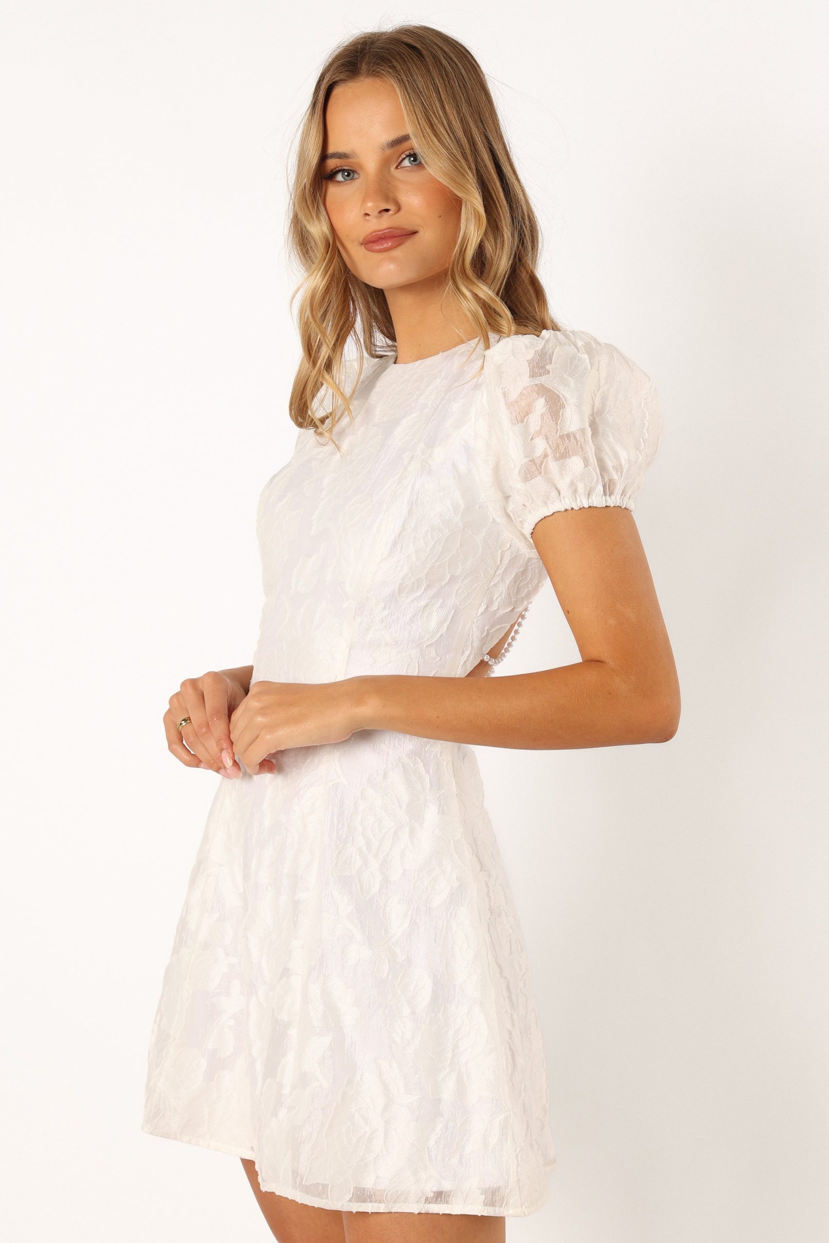 Kimmy Backless Mini Dress - White - Image 5