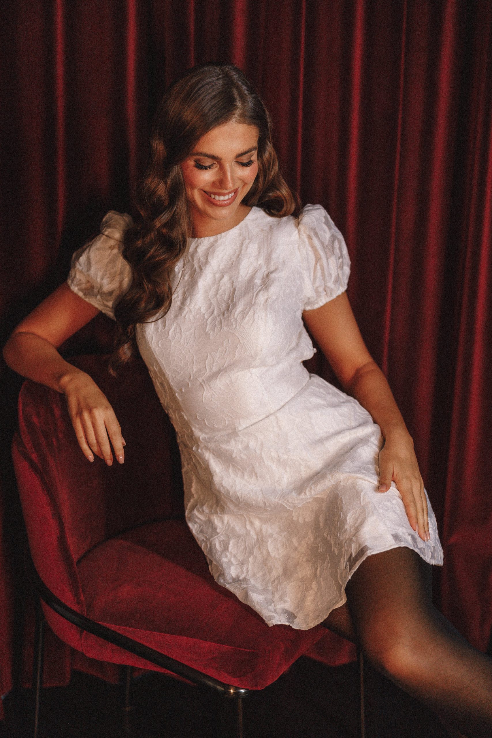 Kimmy Backless Mini Dress - White - Image 2