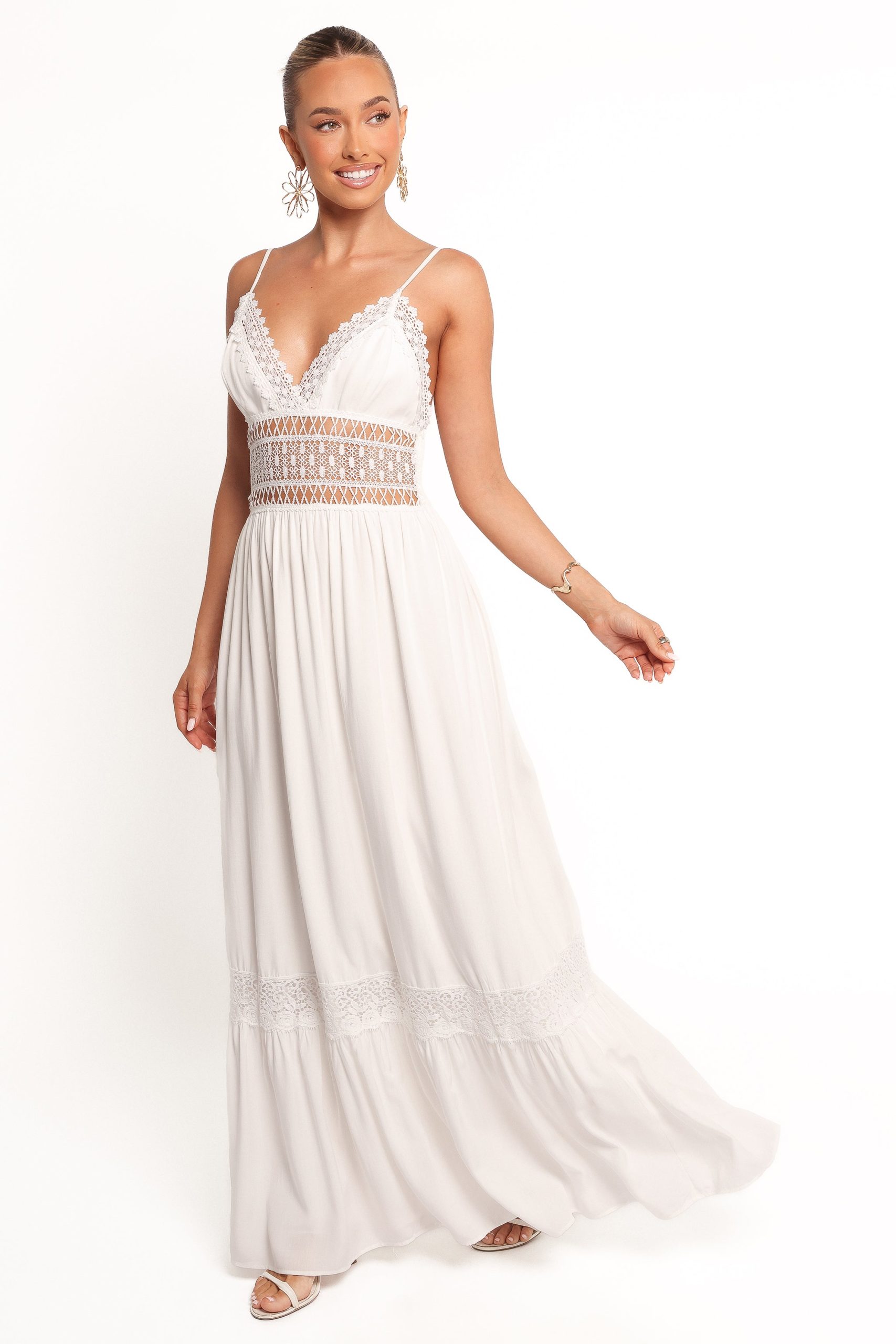 Kiran Maxi Dress - White - Image 5