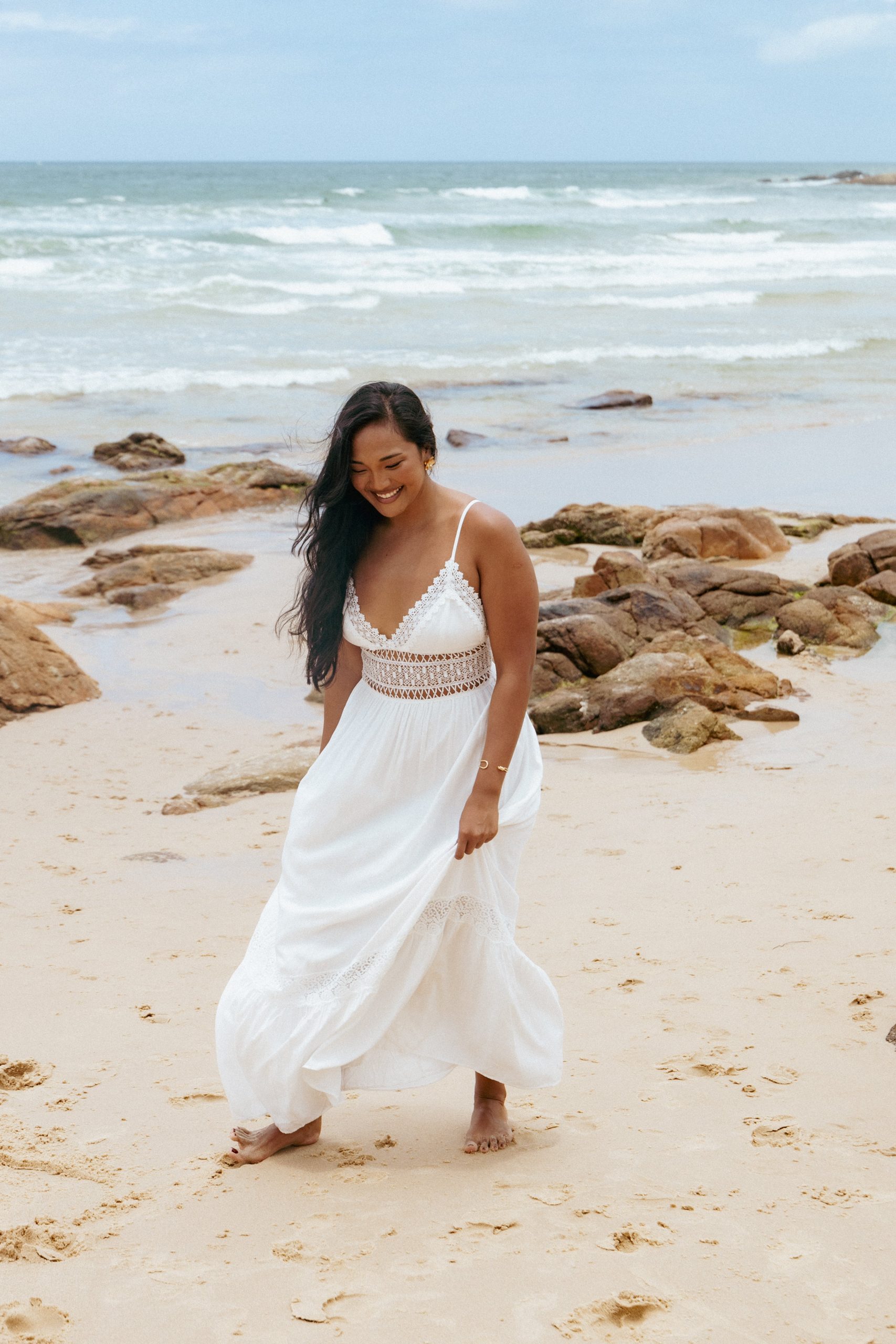 Kiran Maxi Dress - White - Image 3