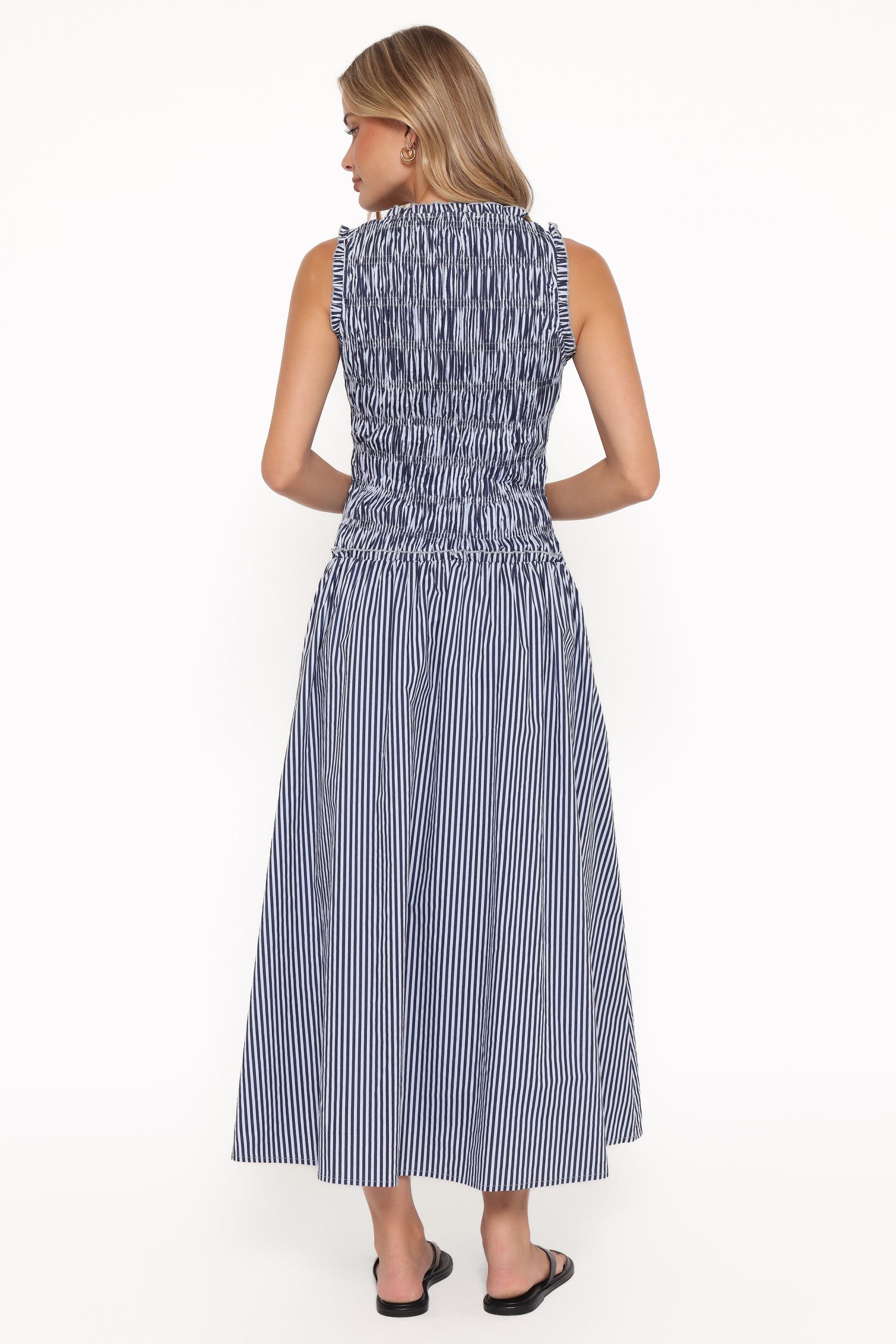 Kirrilee Maxi Dress - Blue Stripe - Image 5
