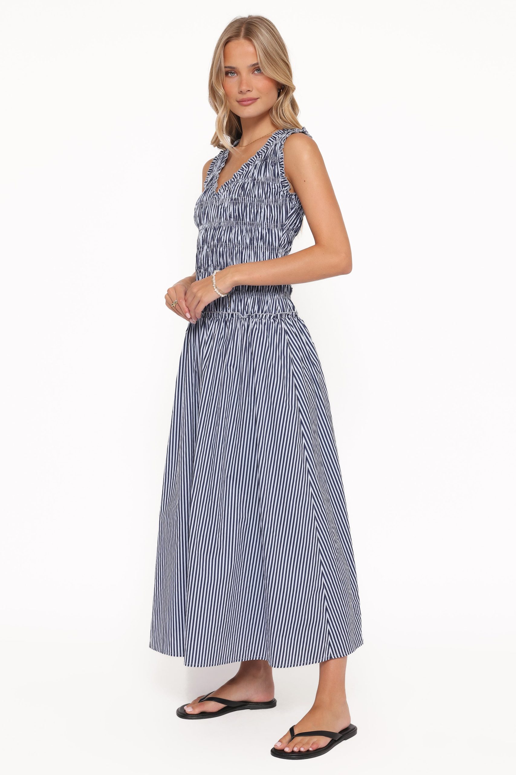 Kirrilee Maxi Dress - Blue Stripe - Image 4