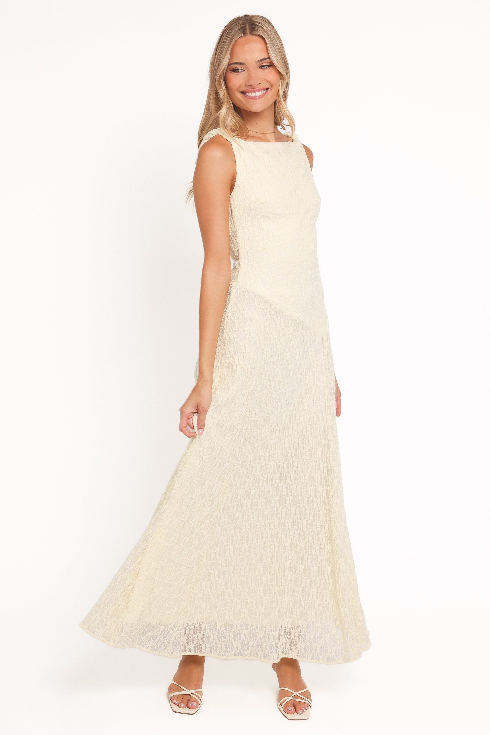 Kirsten Lace Maxi Dress - Yellow - Image 5