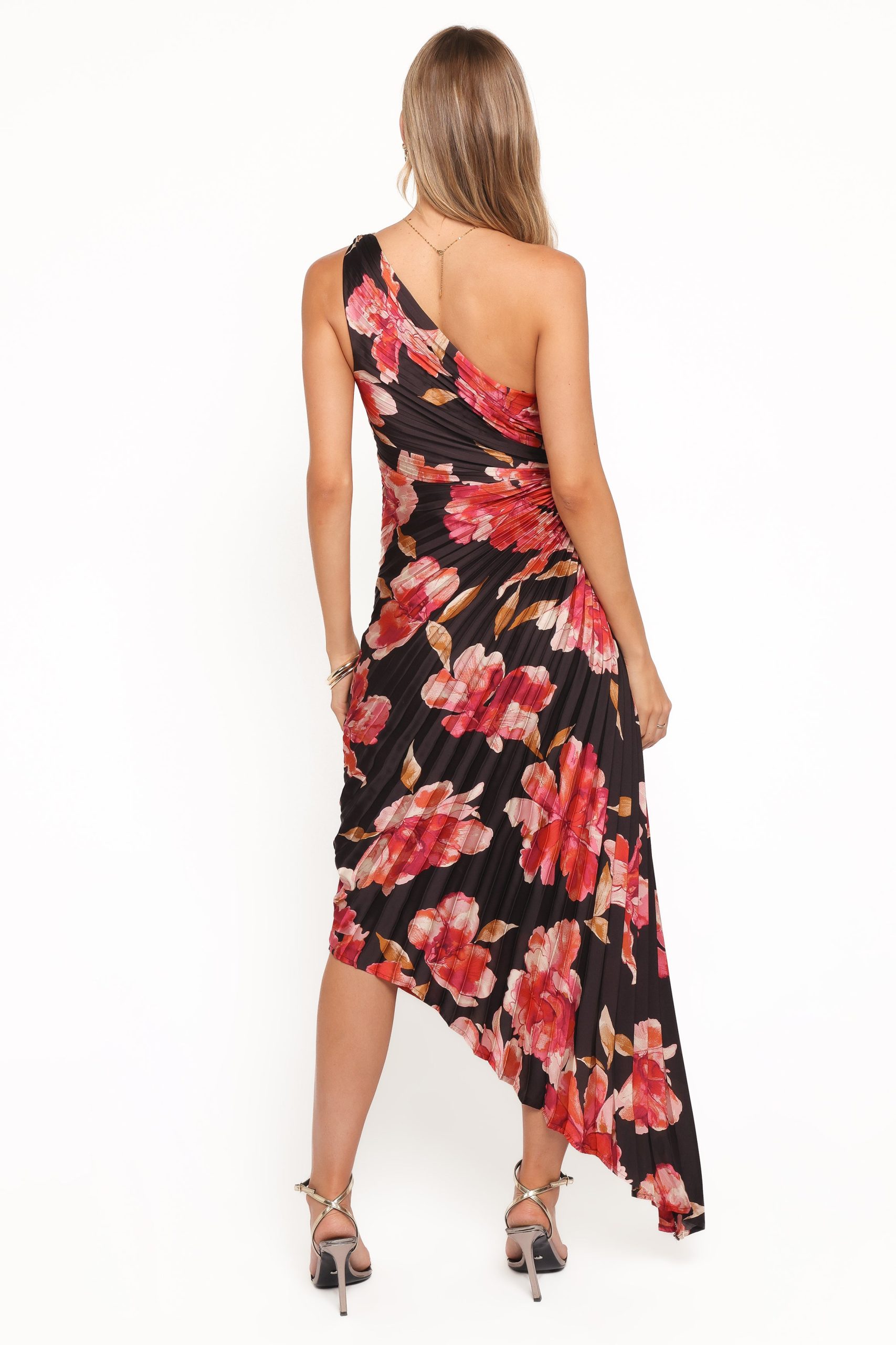 Kleo One Shoulder Maxi Dress - Midnight Orchid - Image 4