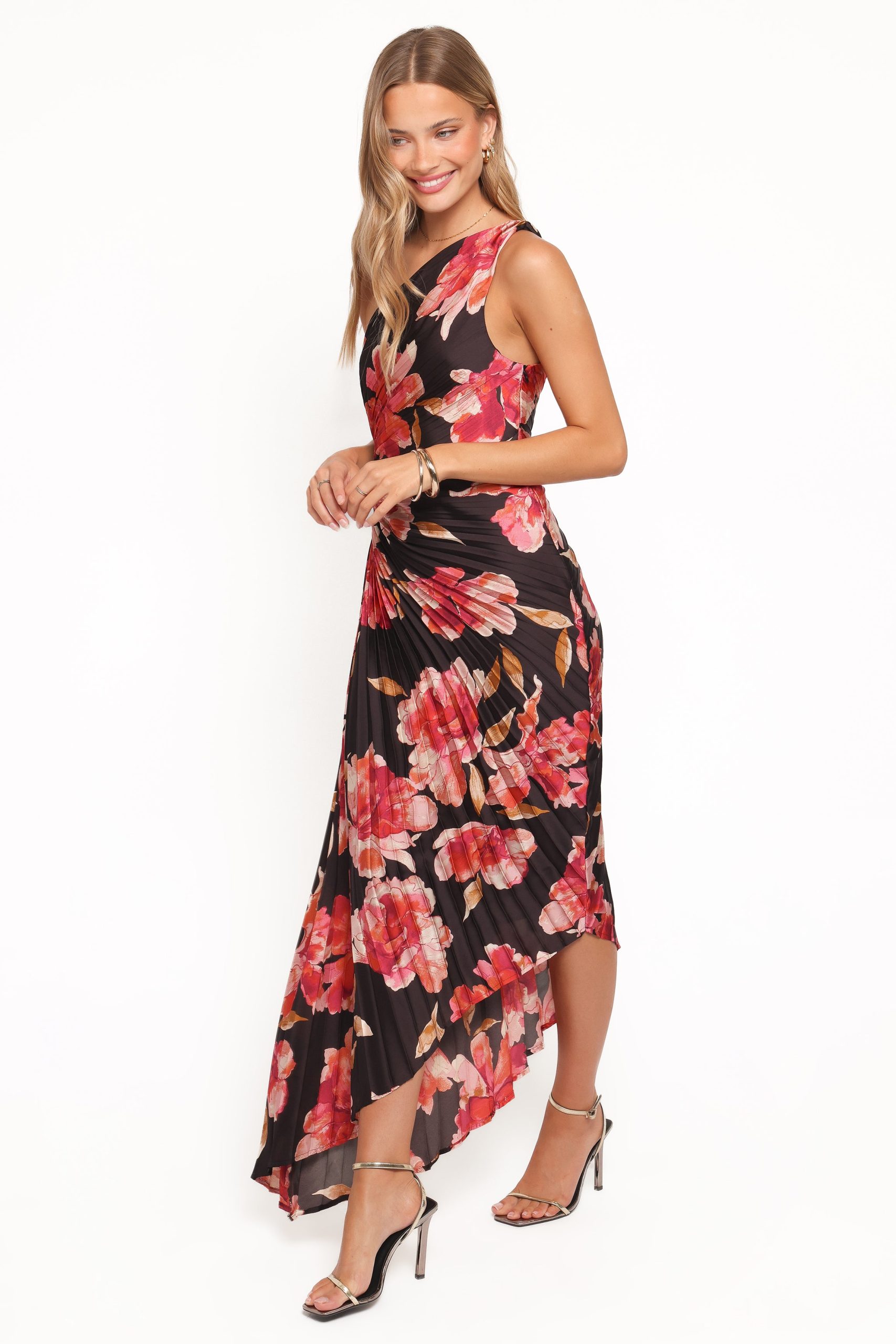 Kleo One Shoulder Maxi Dress - Midnight Orchid - Image 5