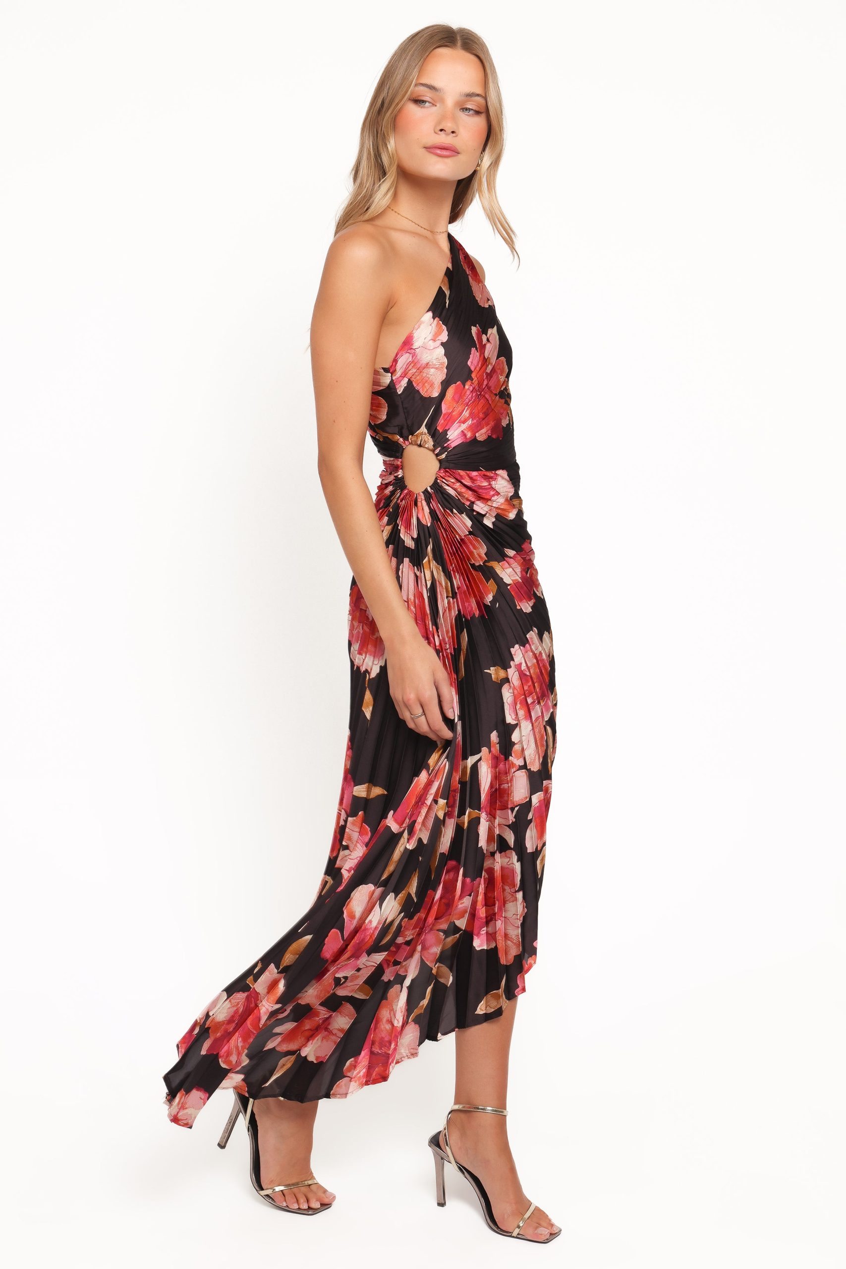 Kleo One Shoulder Maxi Dress - Midnight Orchid - Image 3