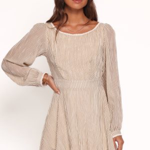 Kyra Long Sleeve Mini Dress - Stripe