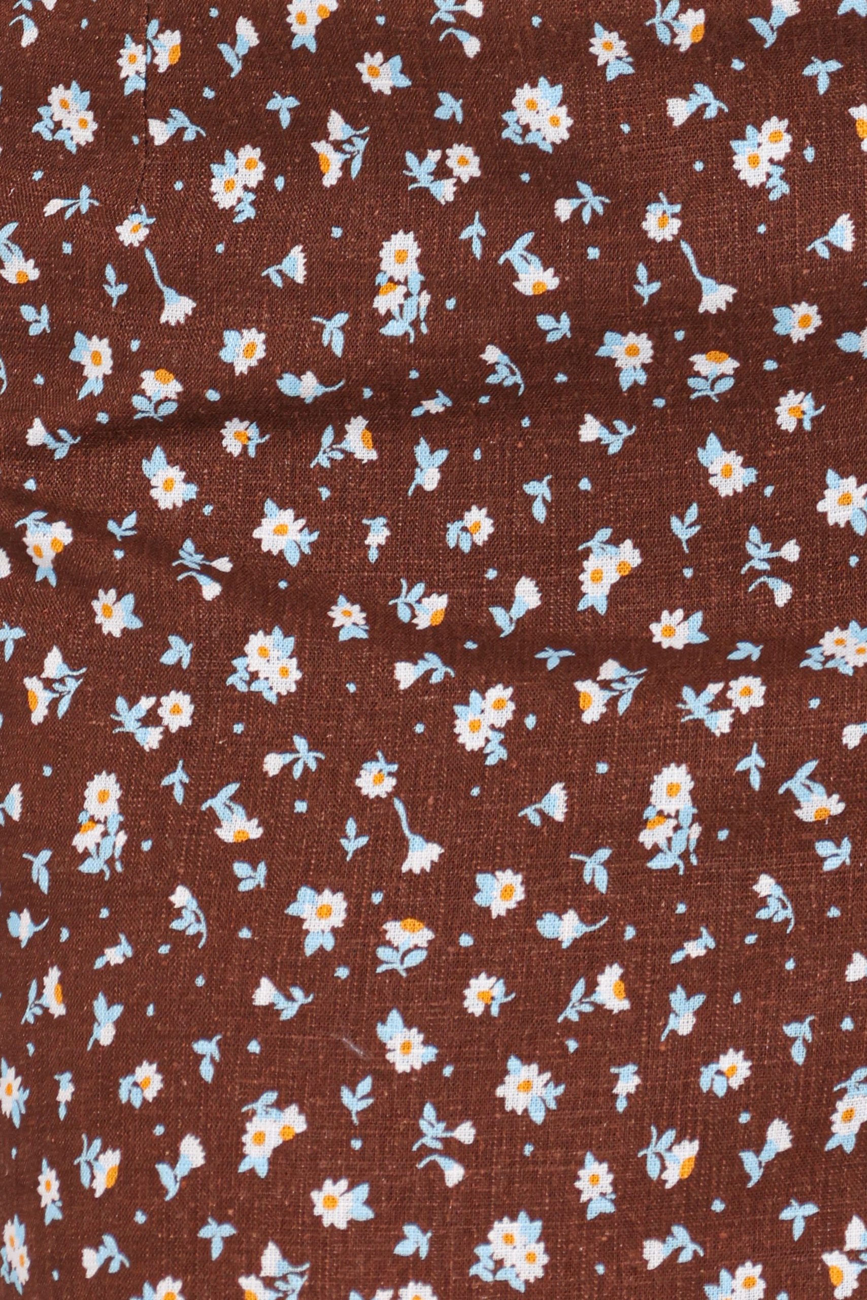 Lanna Maxi Dress - Brown Floral - Image 6