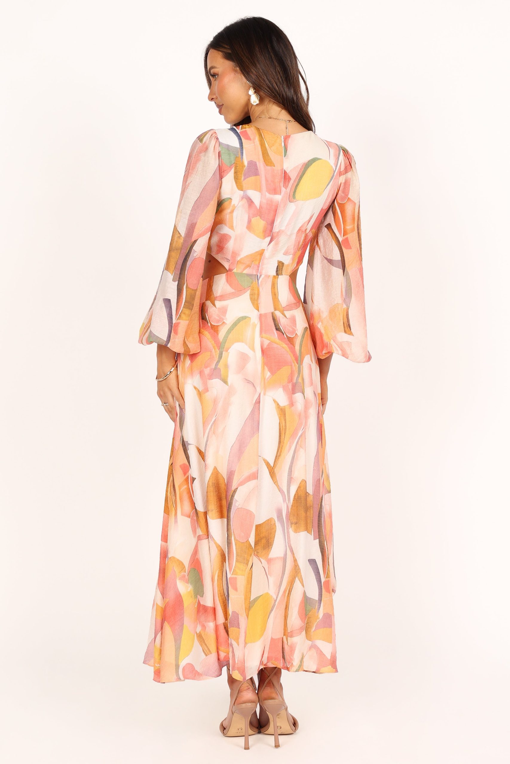 Laquin Long Sleeve Maxi Dress - Pink - Image 6
