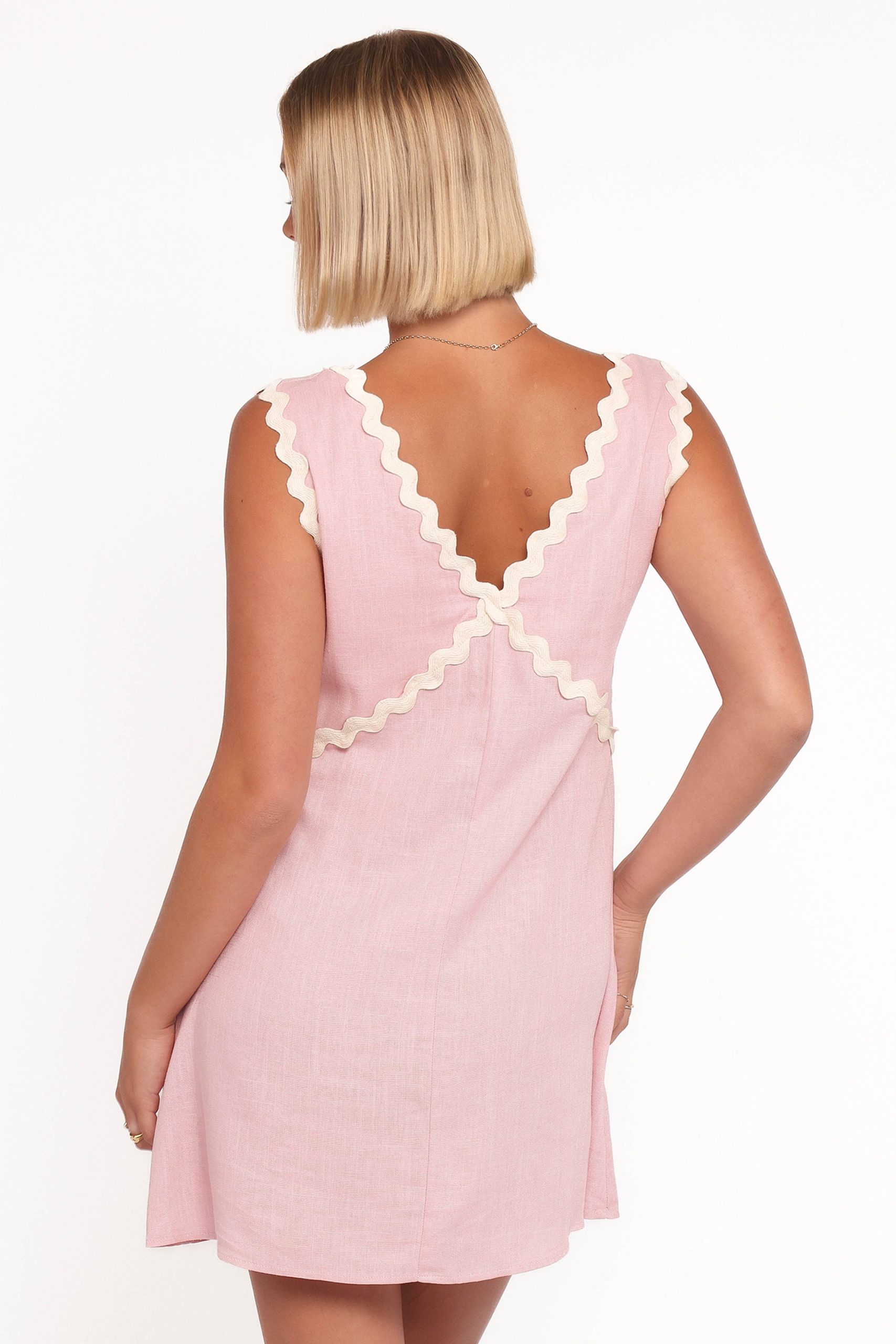 Lark Mini Dress - Pink - Image 2