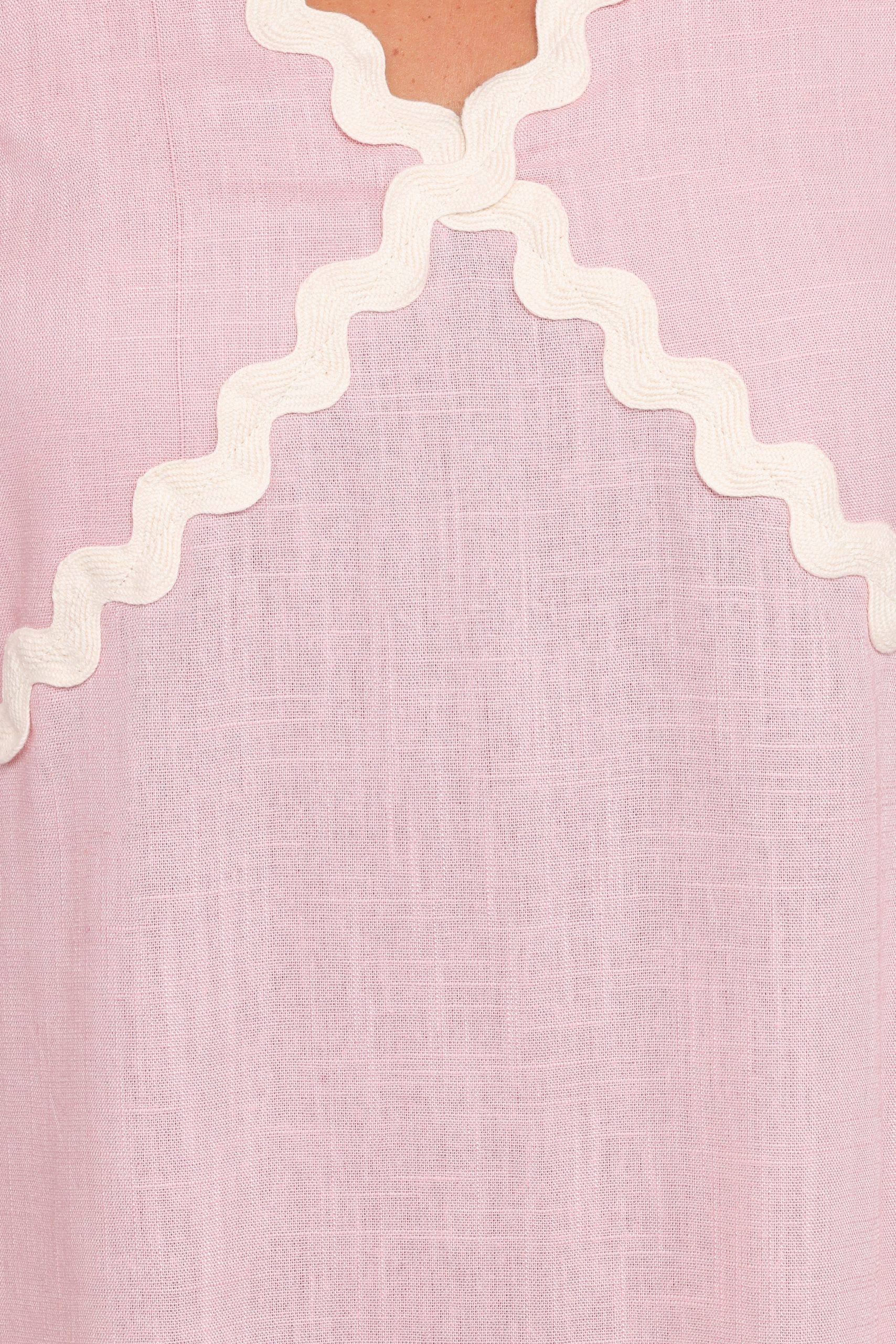 Lark Mini Dress - Pink - Image 7