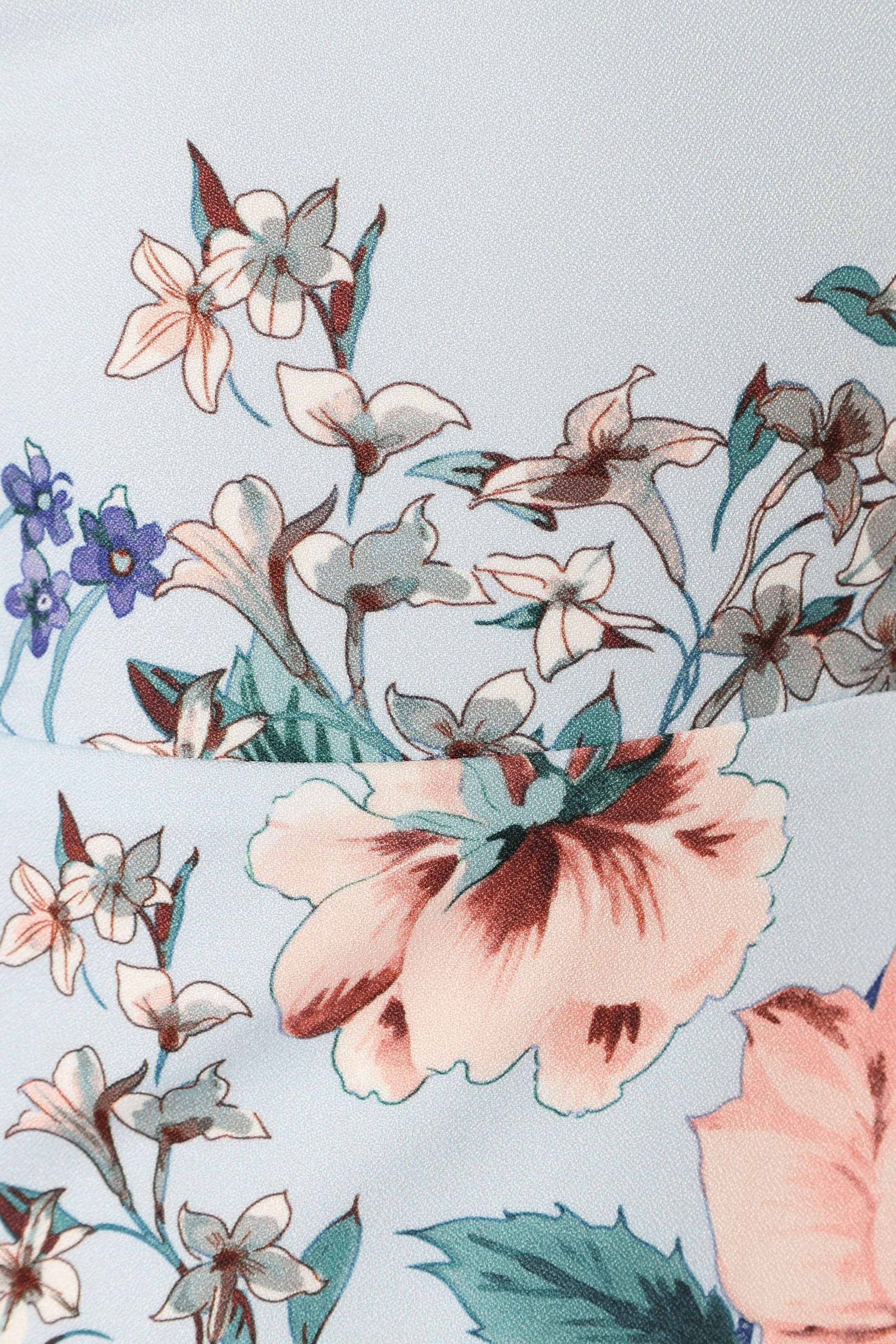 Laurel Dress - Blue Floral - Image 11
