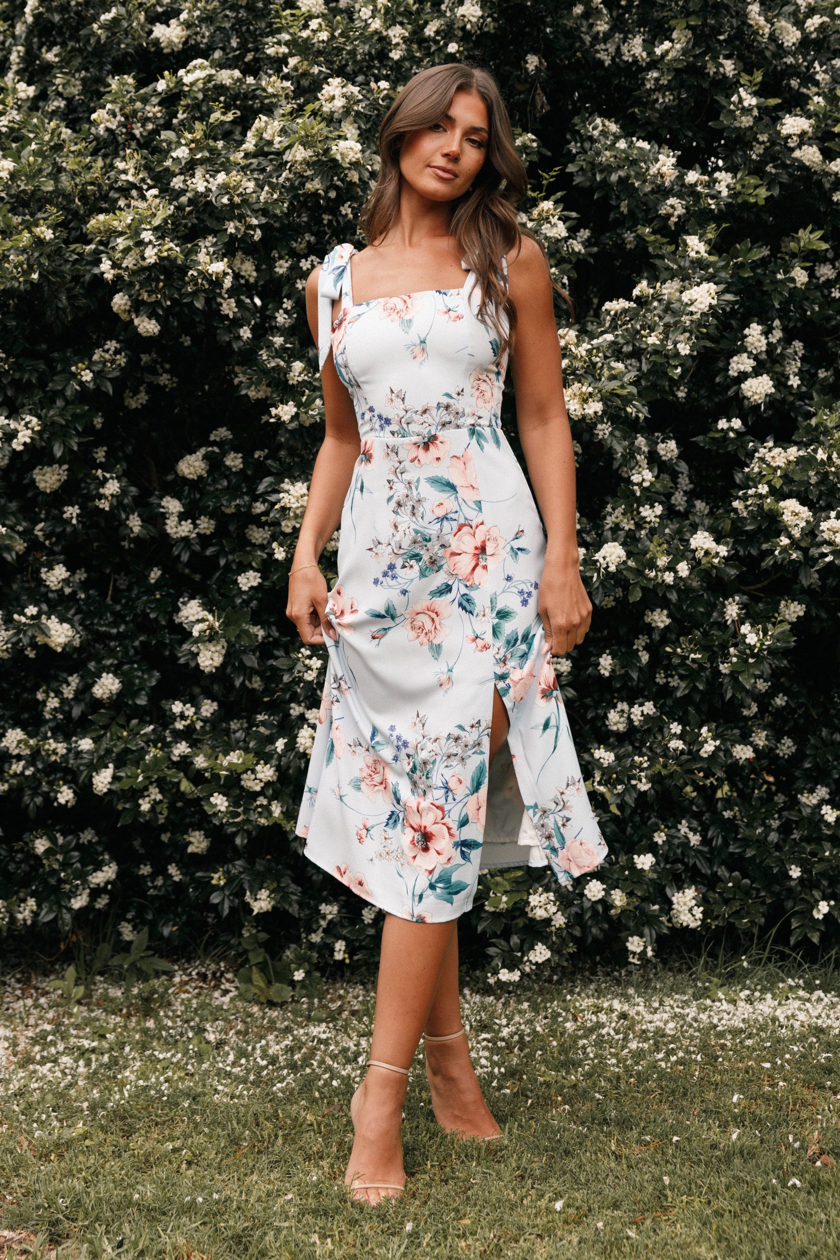 Laurel Dress - Blue Floral - Image 3