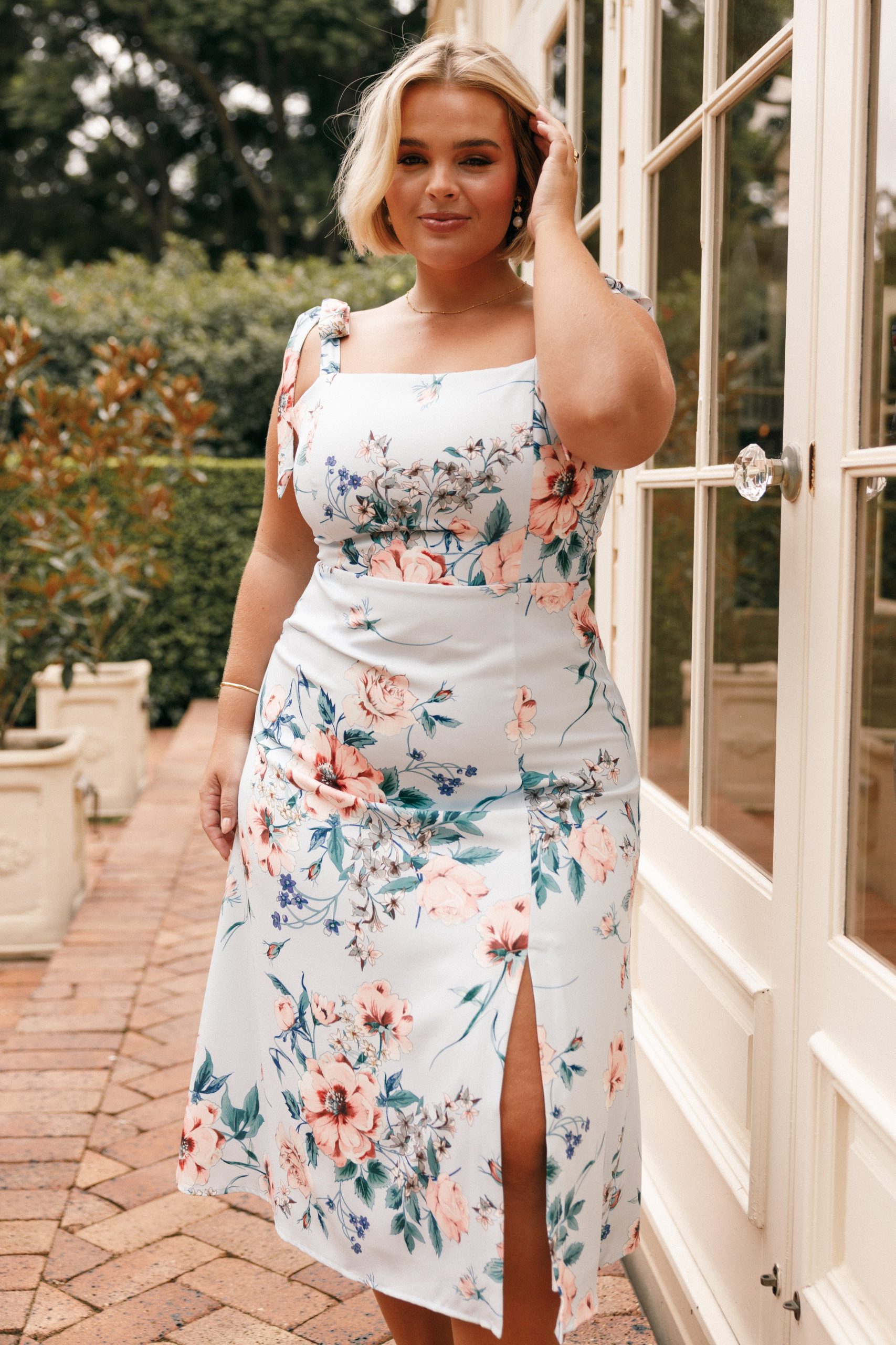 Laurel Dress - Blue Floral - Image 2