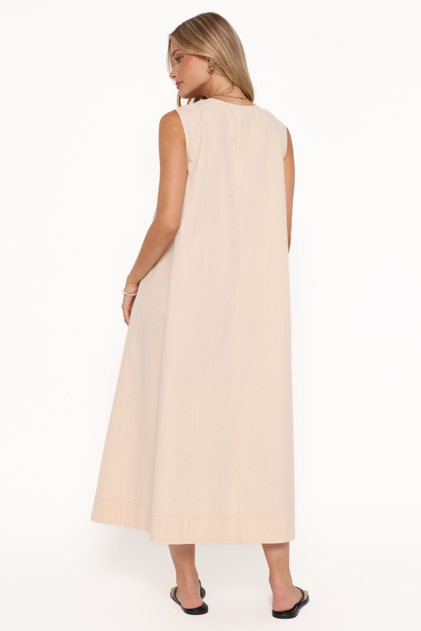 Laurita Maxi Dress - Oatmeal - Image 5