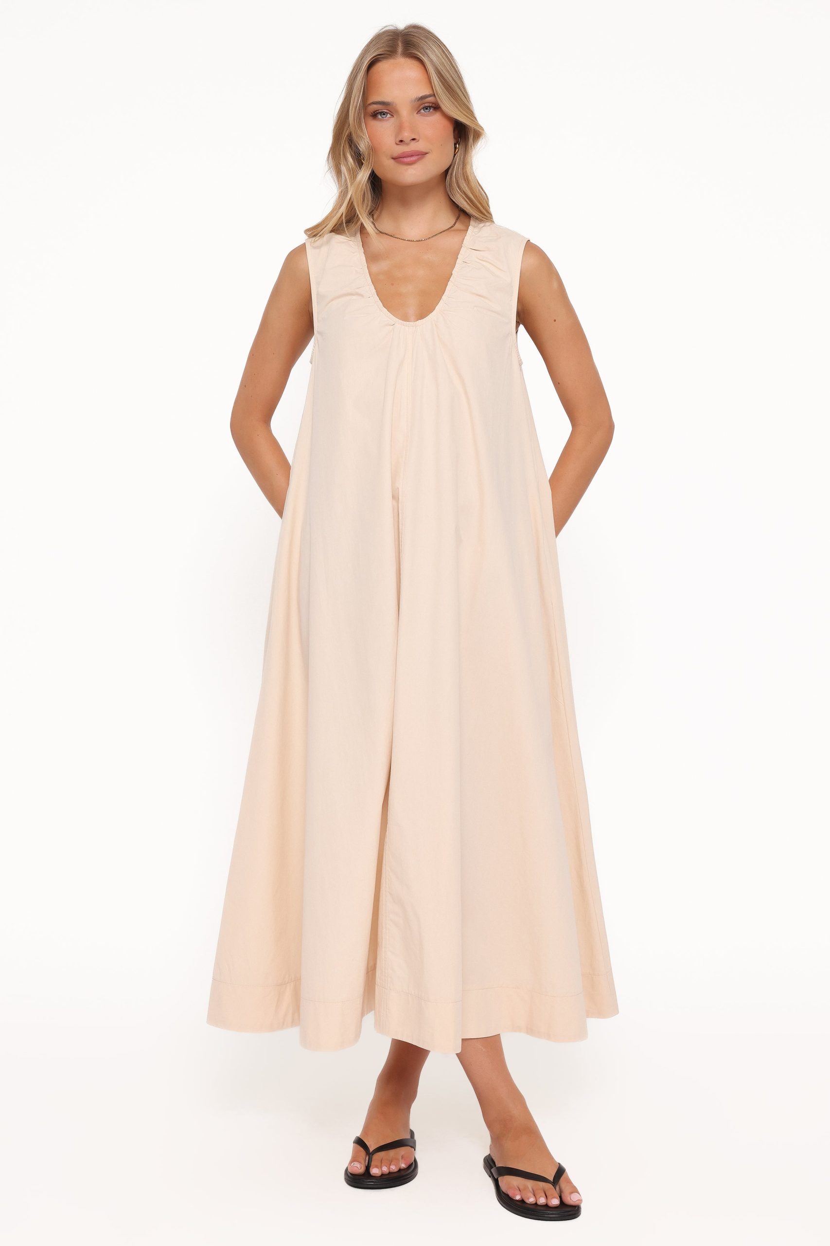 Laurita Maxi Dress - Oatmeal - Image 6