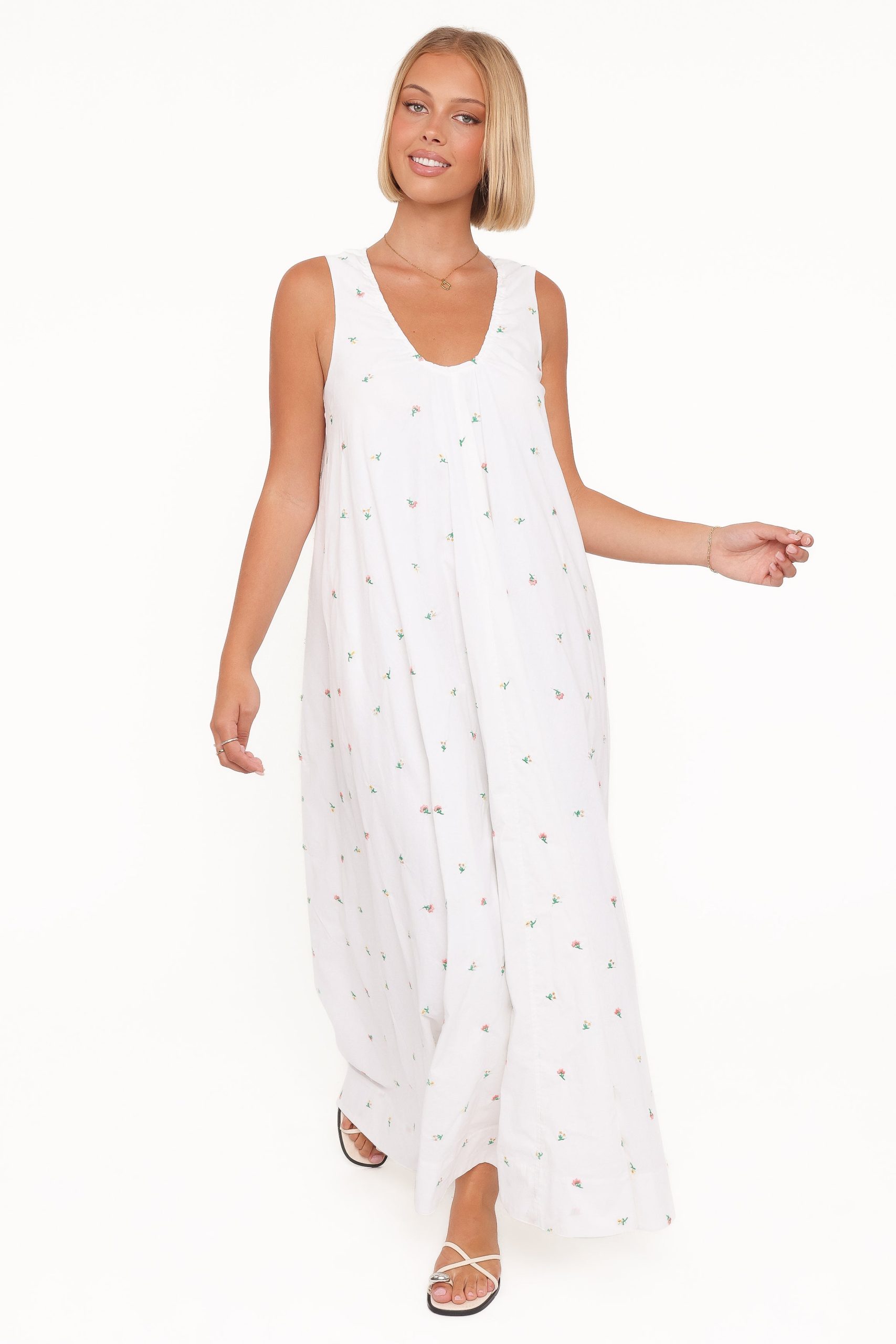 Laurita Maxi Dress - White Floral - Image 6