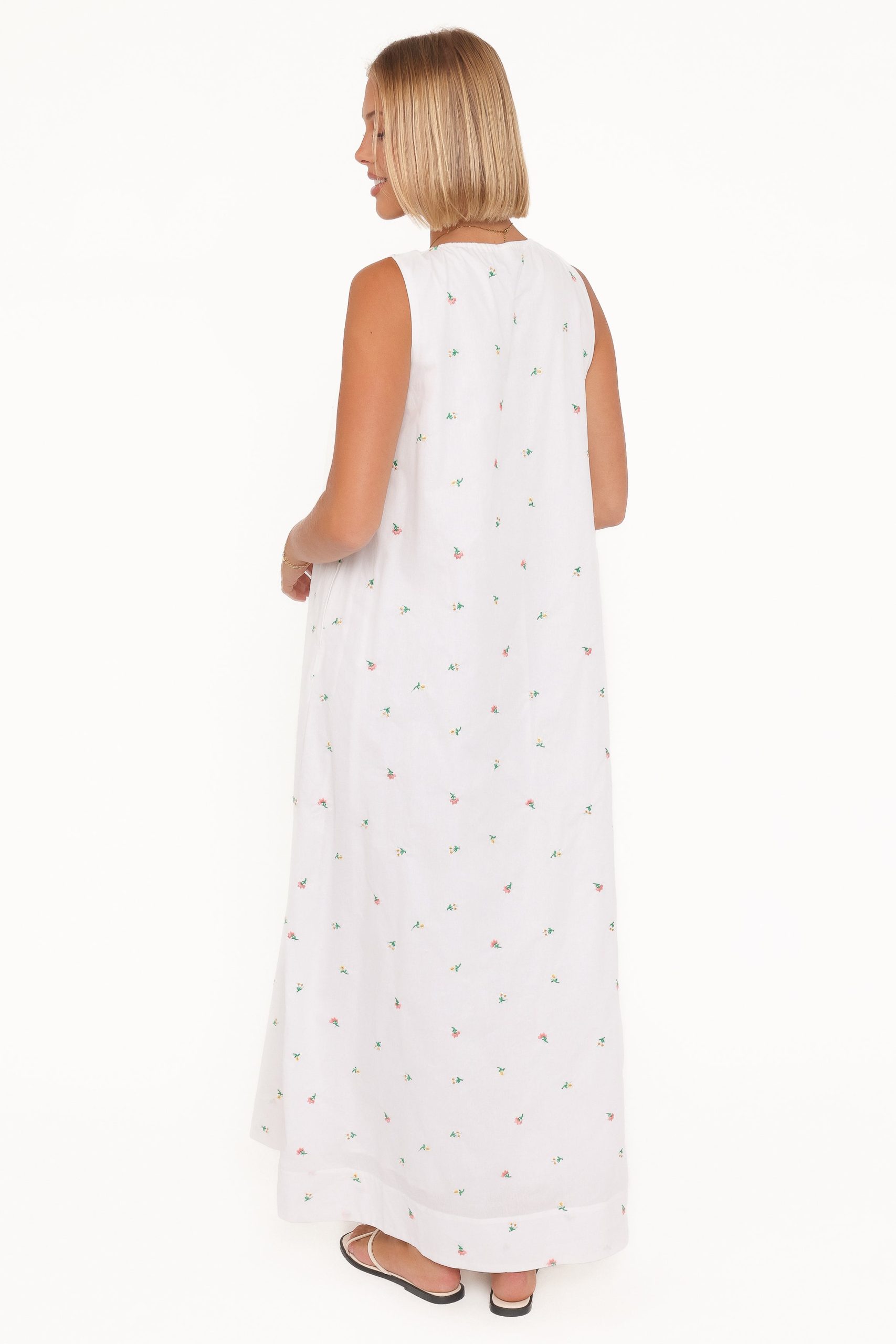 Laurita Maxi Dress - White Floral - Image 5