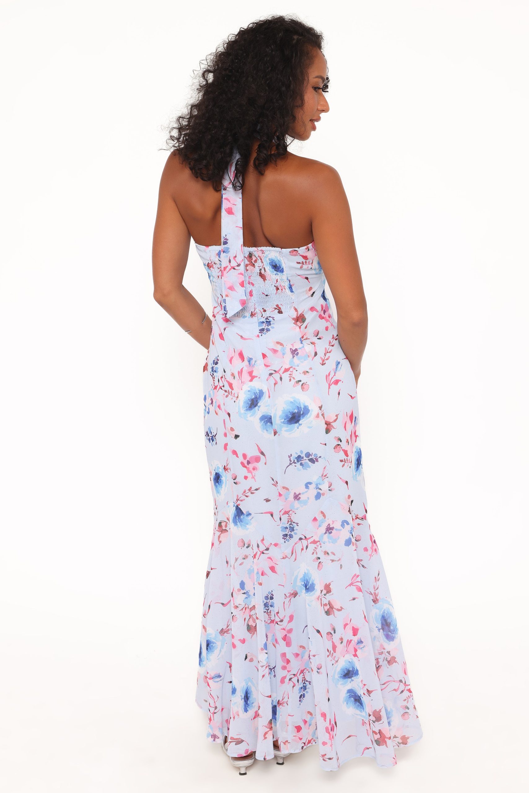 Lavie Maxi Dress - Blue Floral - Image 4