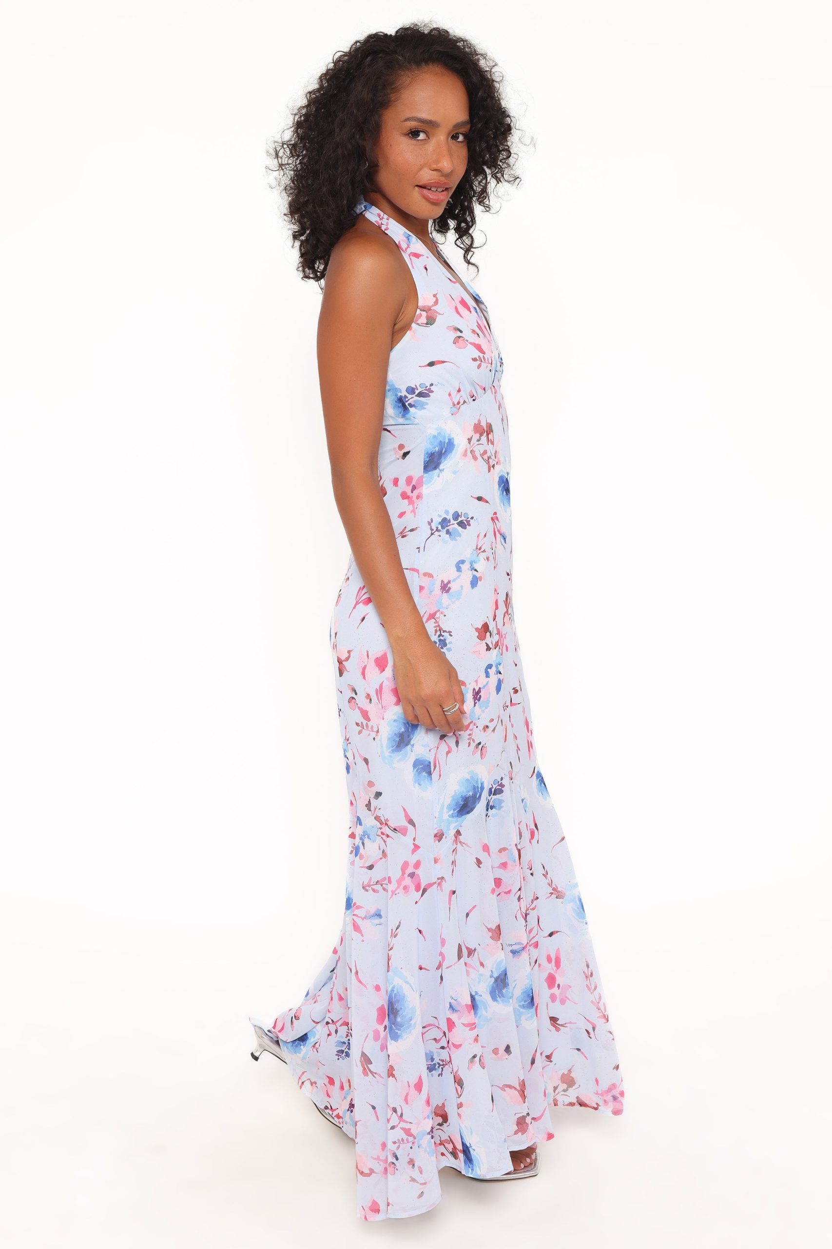 Lavie Maxi Dress - Blue Floral - Image 3