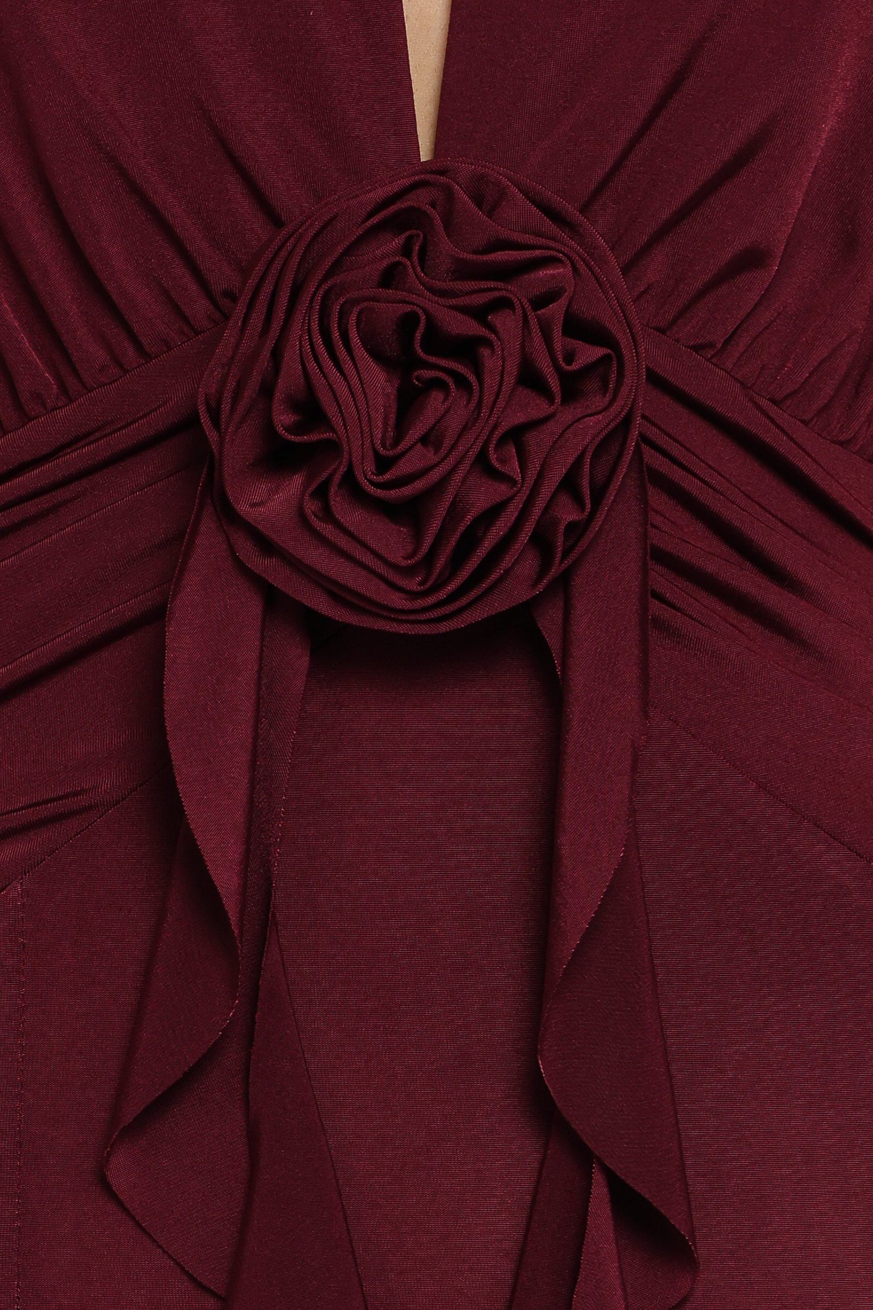 Leowna Halterneck Maxi Dress - Burgundy - Image 6