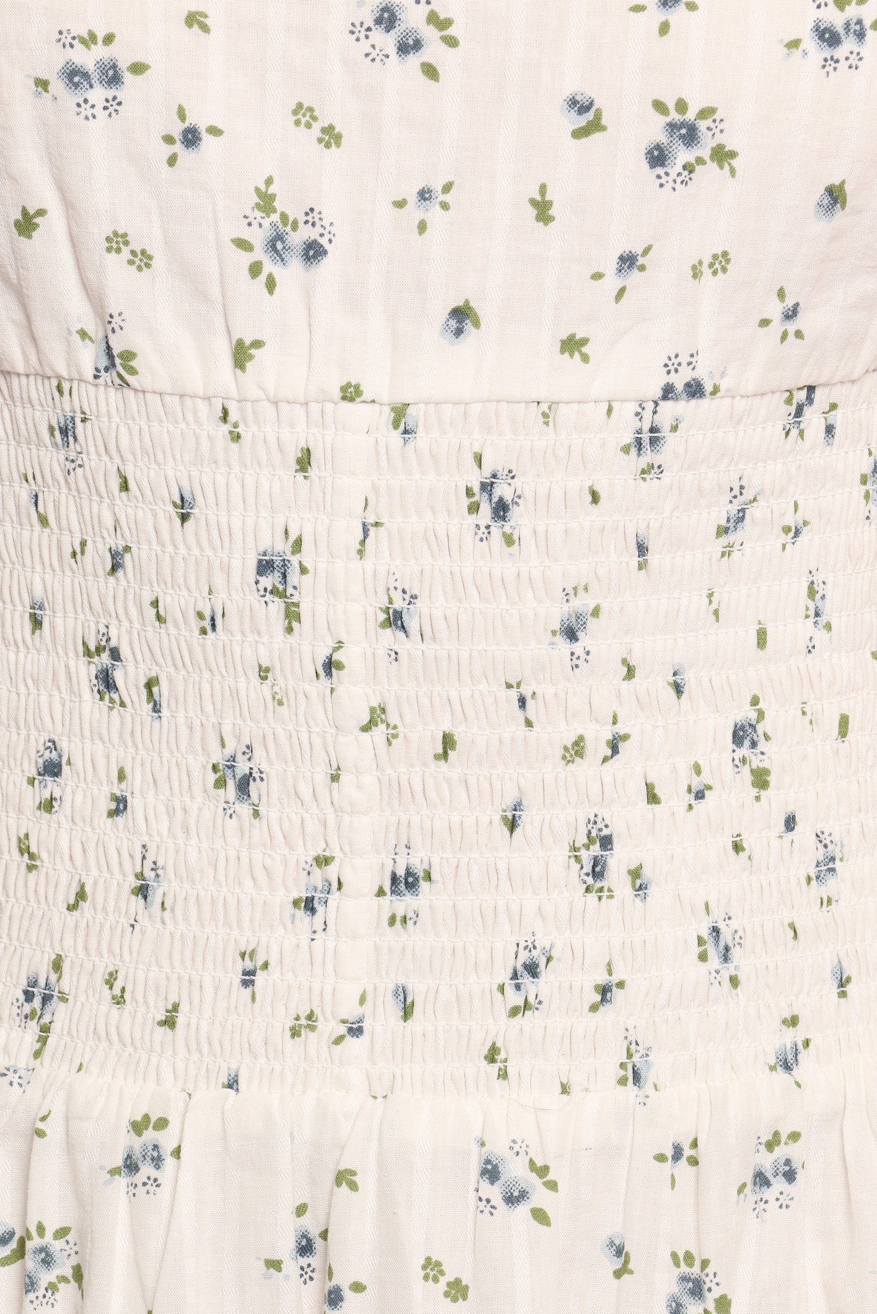 Leticia Midi Dress - Blue Ditsy Floral - Image 7