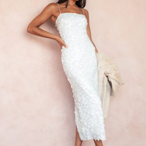 Letta Midi Dress - White