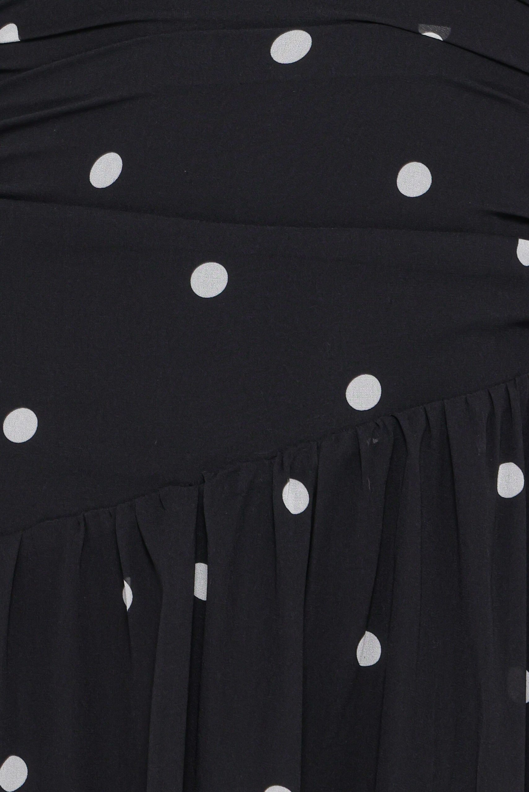 Levine Maxi Dress - Black Polka Dot - Image 6