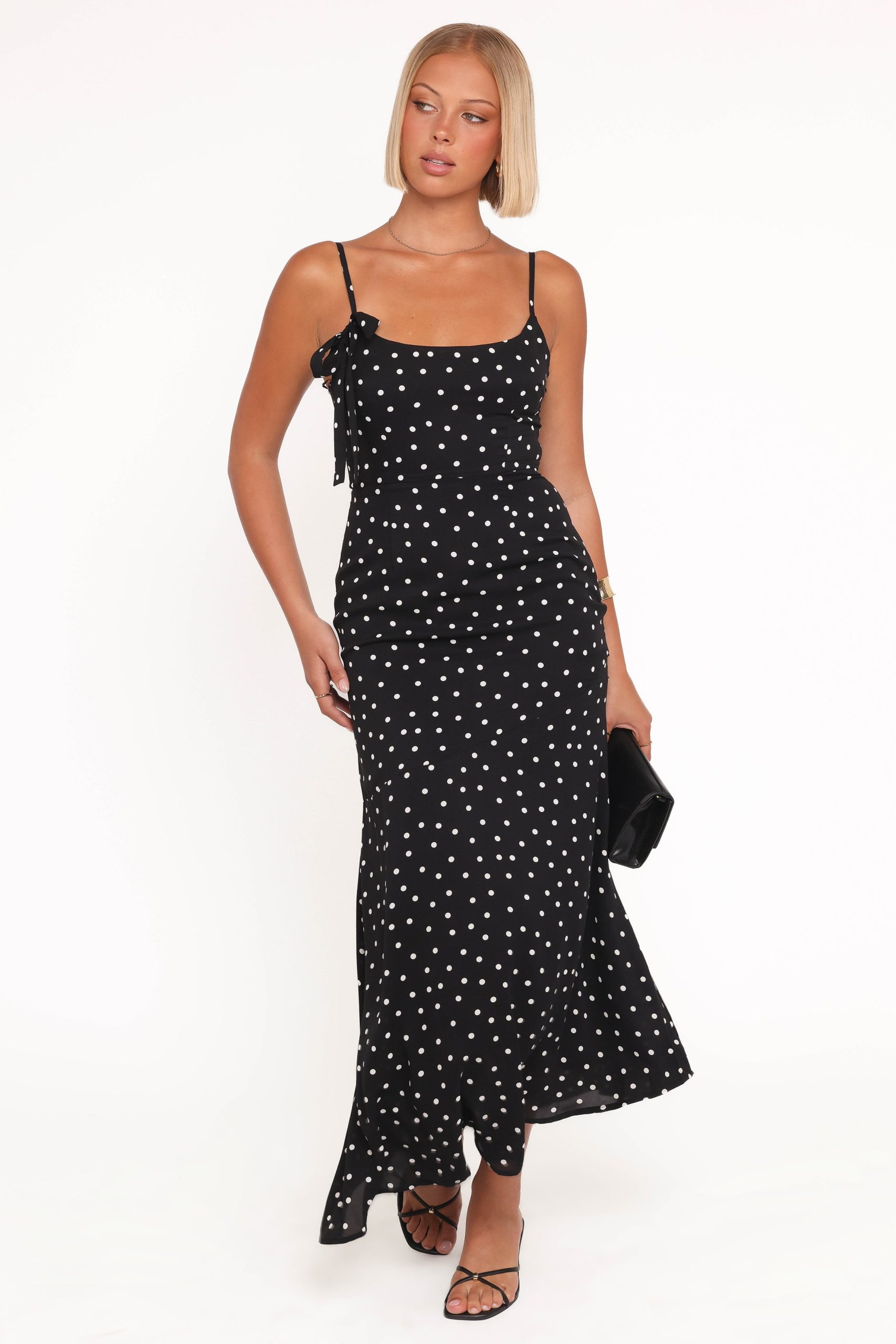 Lexia Midi Dress - Black Polka Dot - Image 5