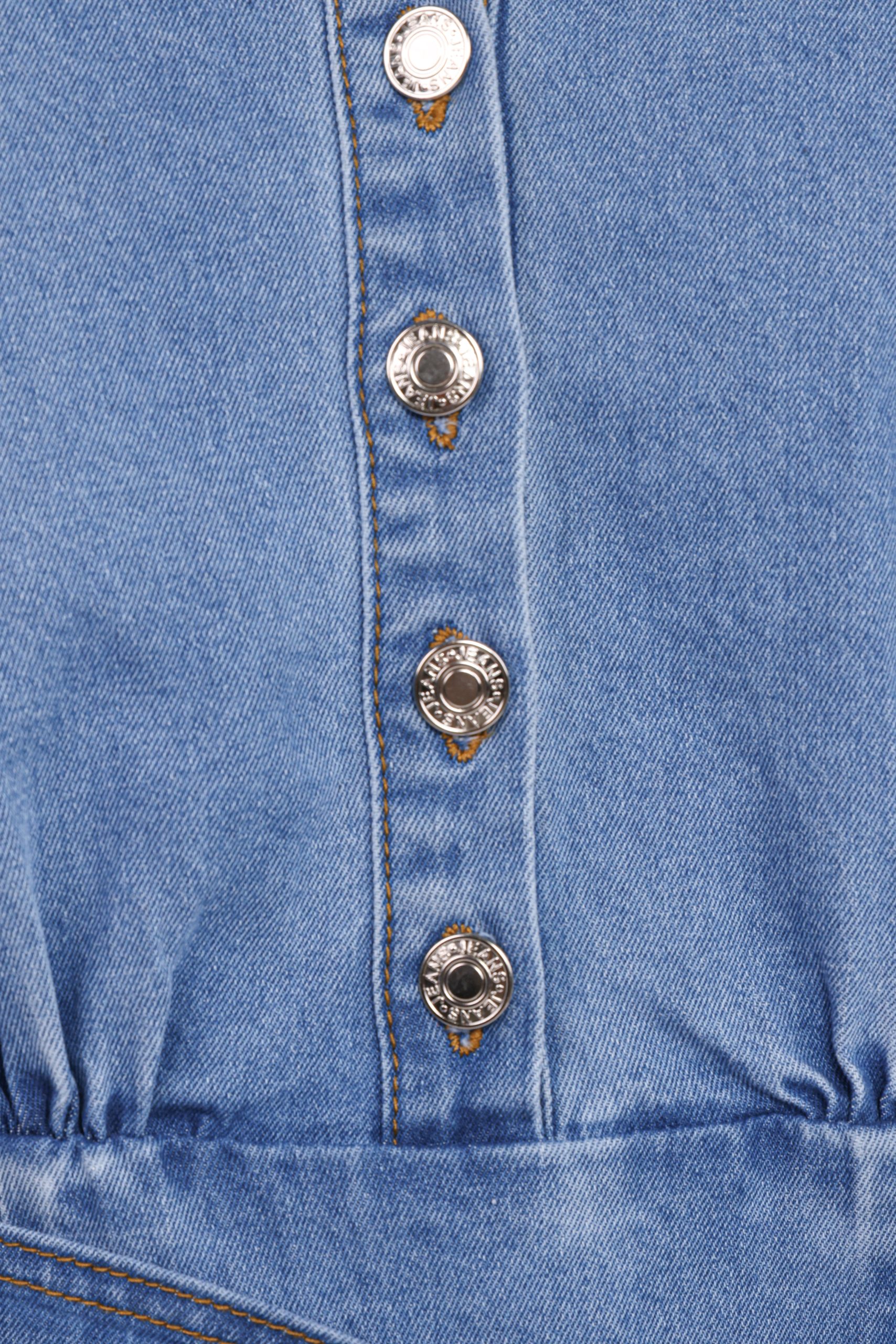 Leyton Mini Dress - Denim Chambray - Image 8