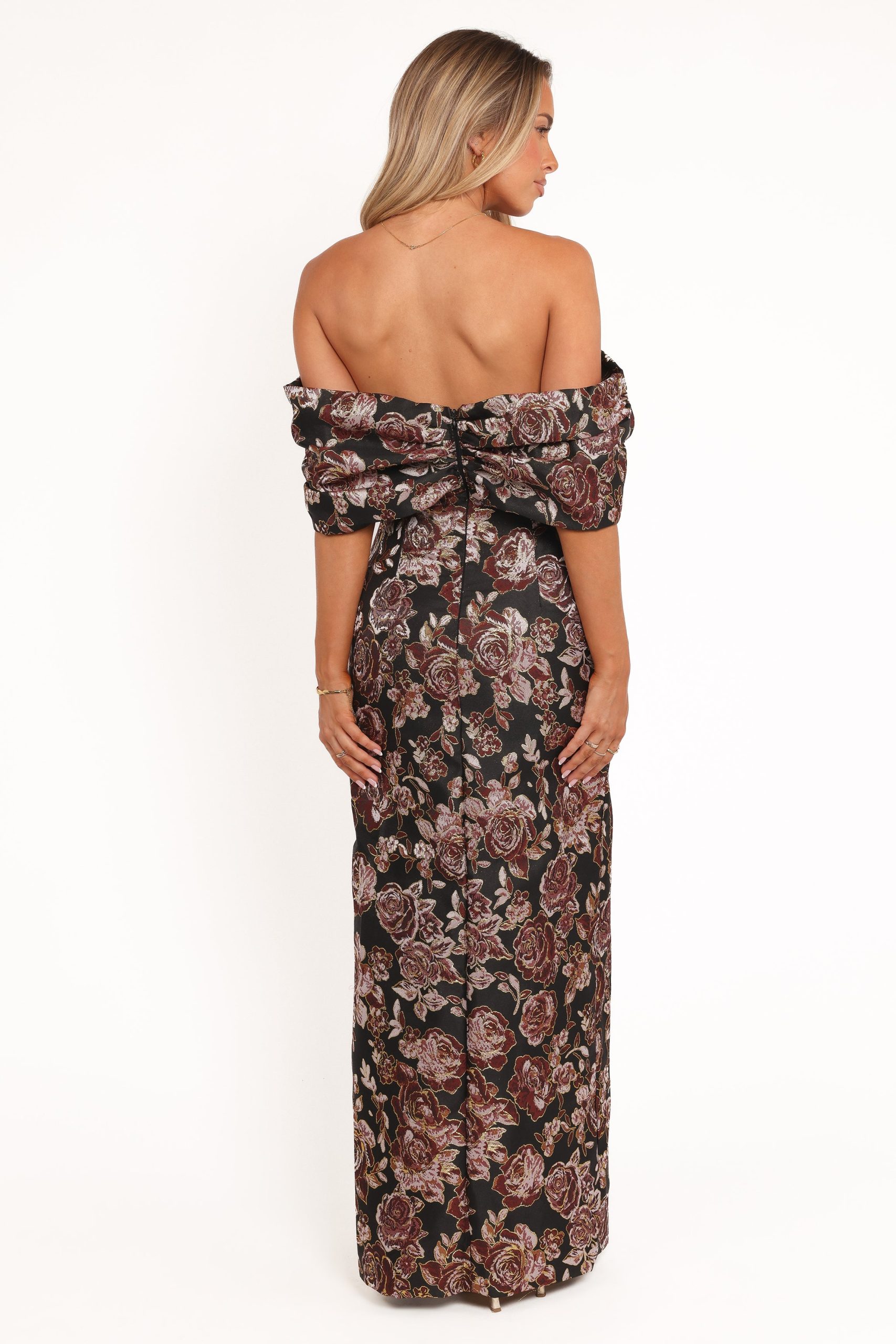 Lilia Maxi Dress - Black Floral - Image 5