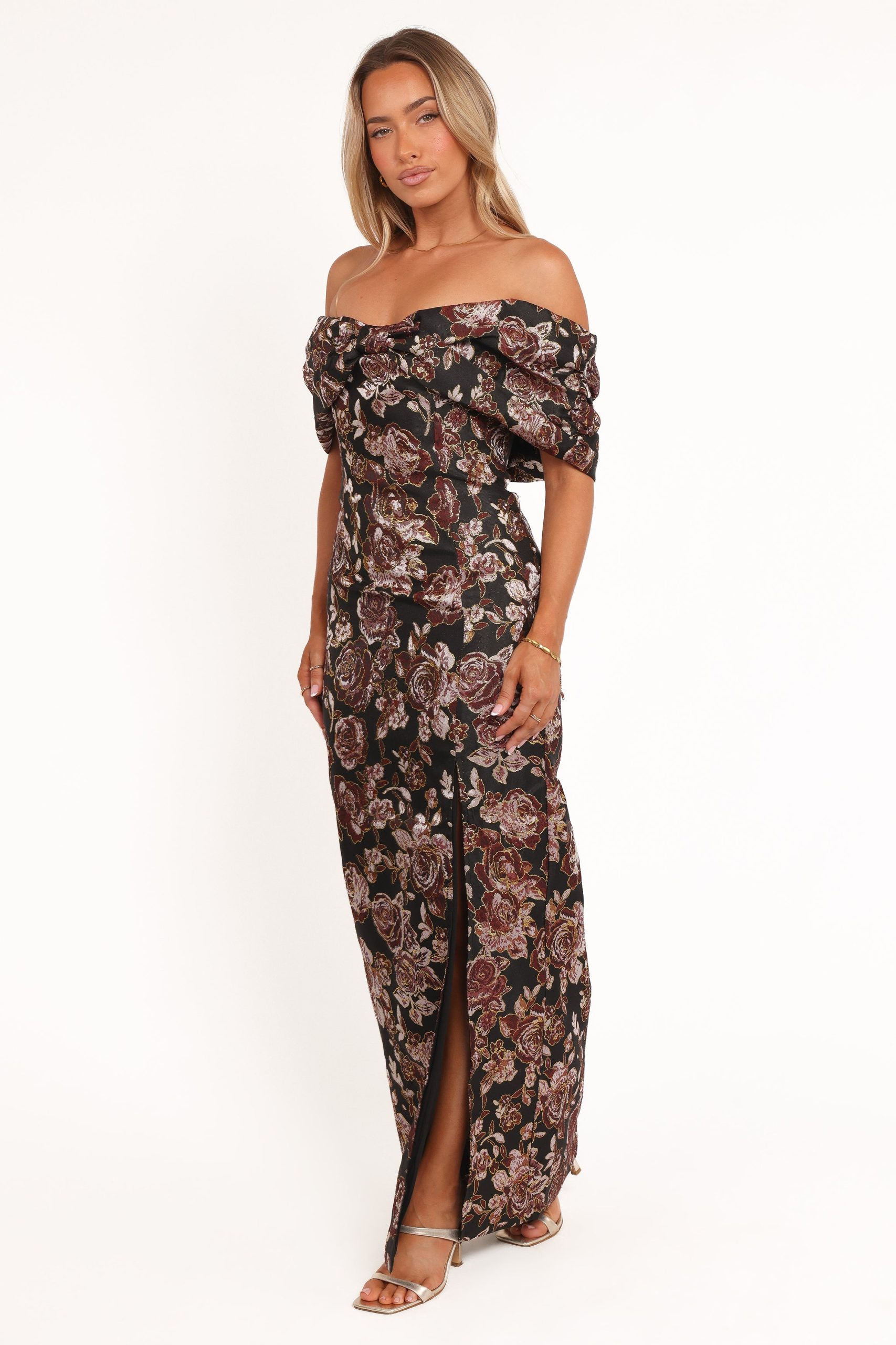 Lilia Maxi Dress - Black Floral - Image 4