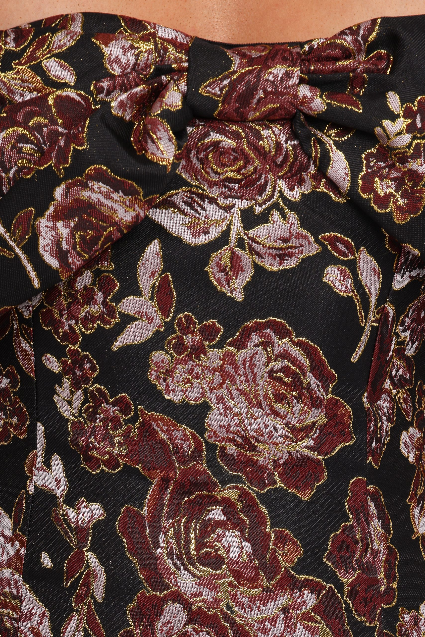 Lilia Maxi Dress - Black Floral - Image 6