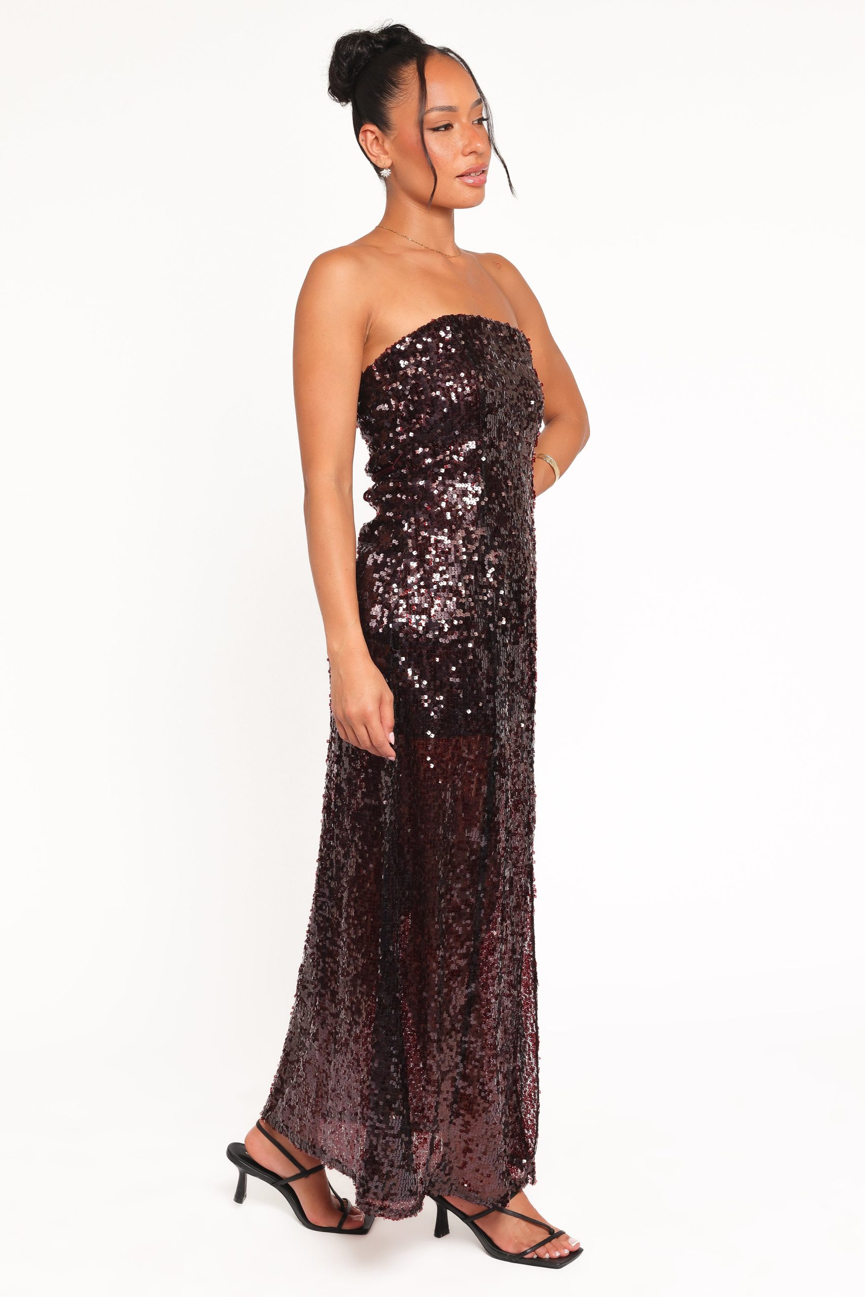 Liliane Maxi Dress - Cherry Sequin - Image 4