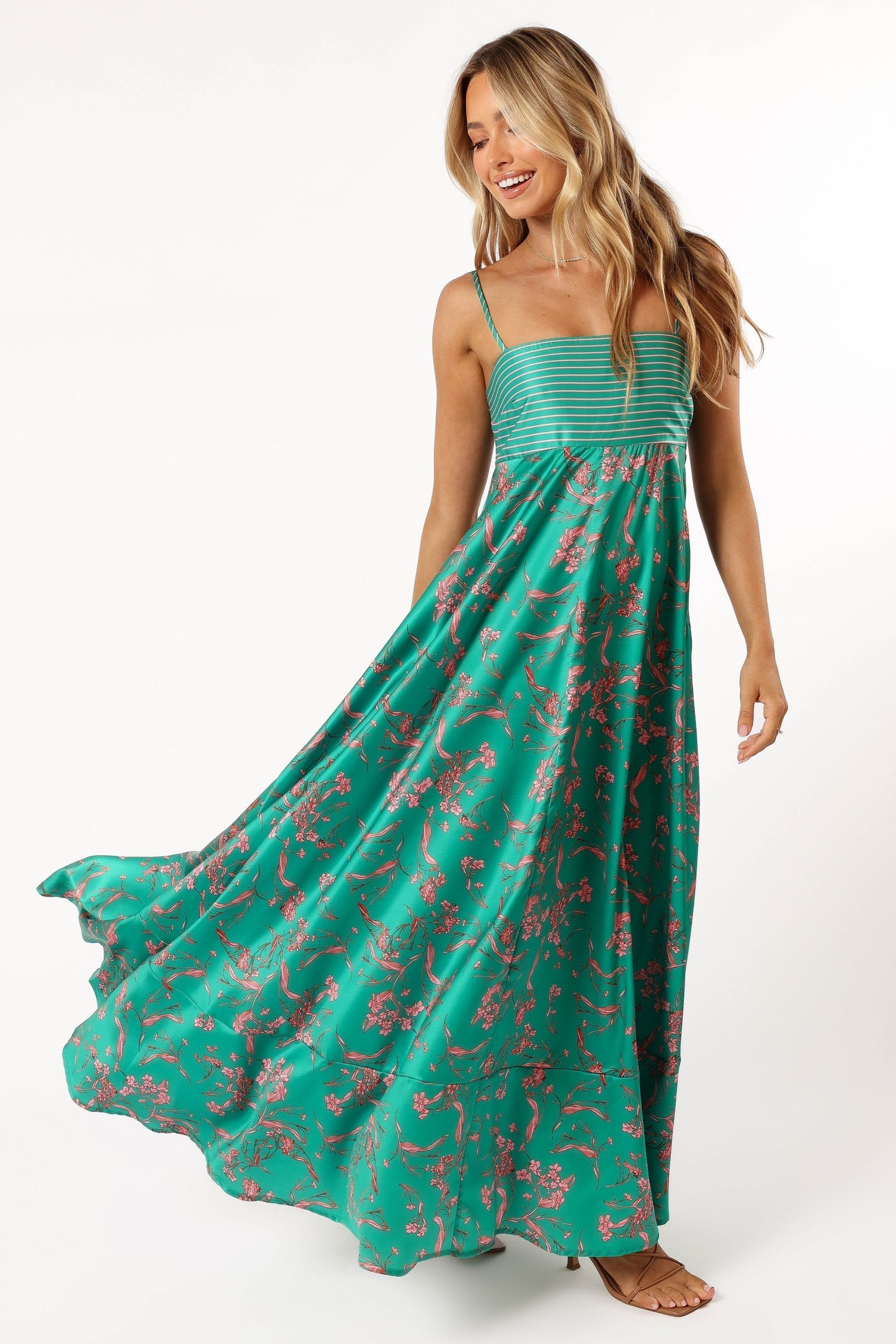 Lilie Maxi Dress - Green - Image 4