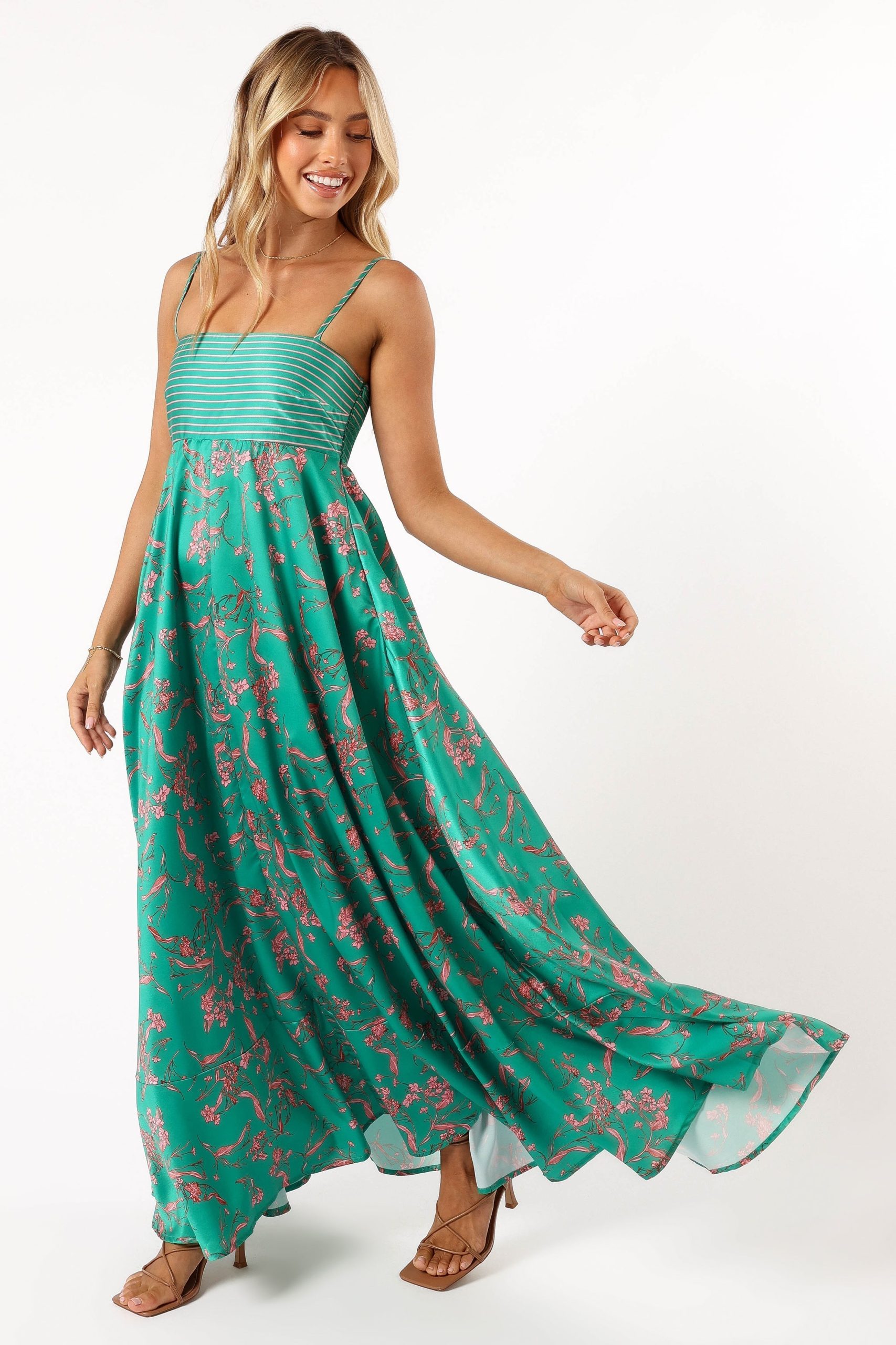 Lilie Maxi Dress - Green - Image 2