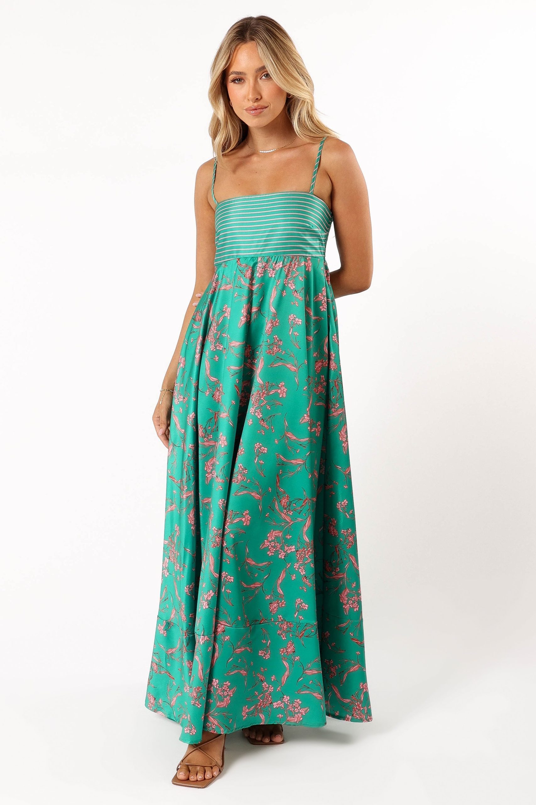 Lilie Maxi Dress - Green - Image 5