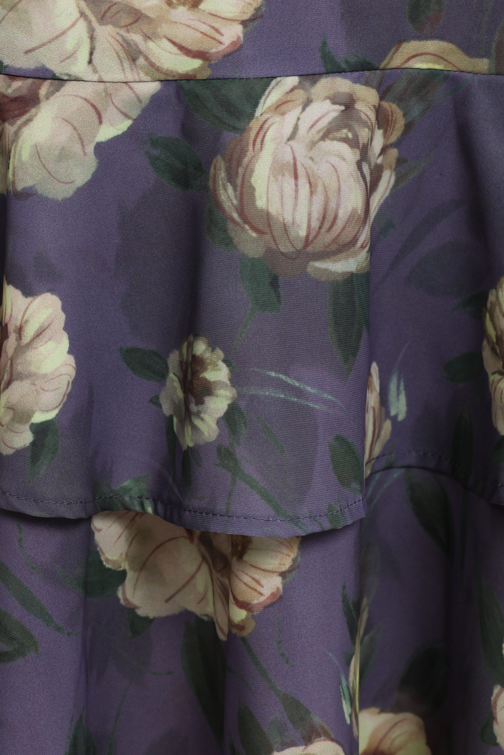 Lillee Tiered Maxi Dress - Lavender Floral - Image 9